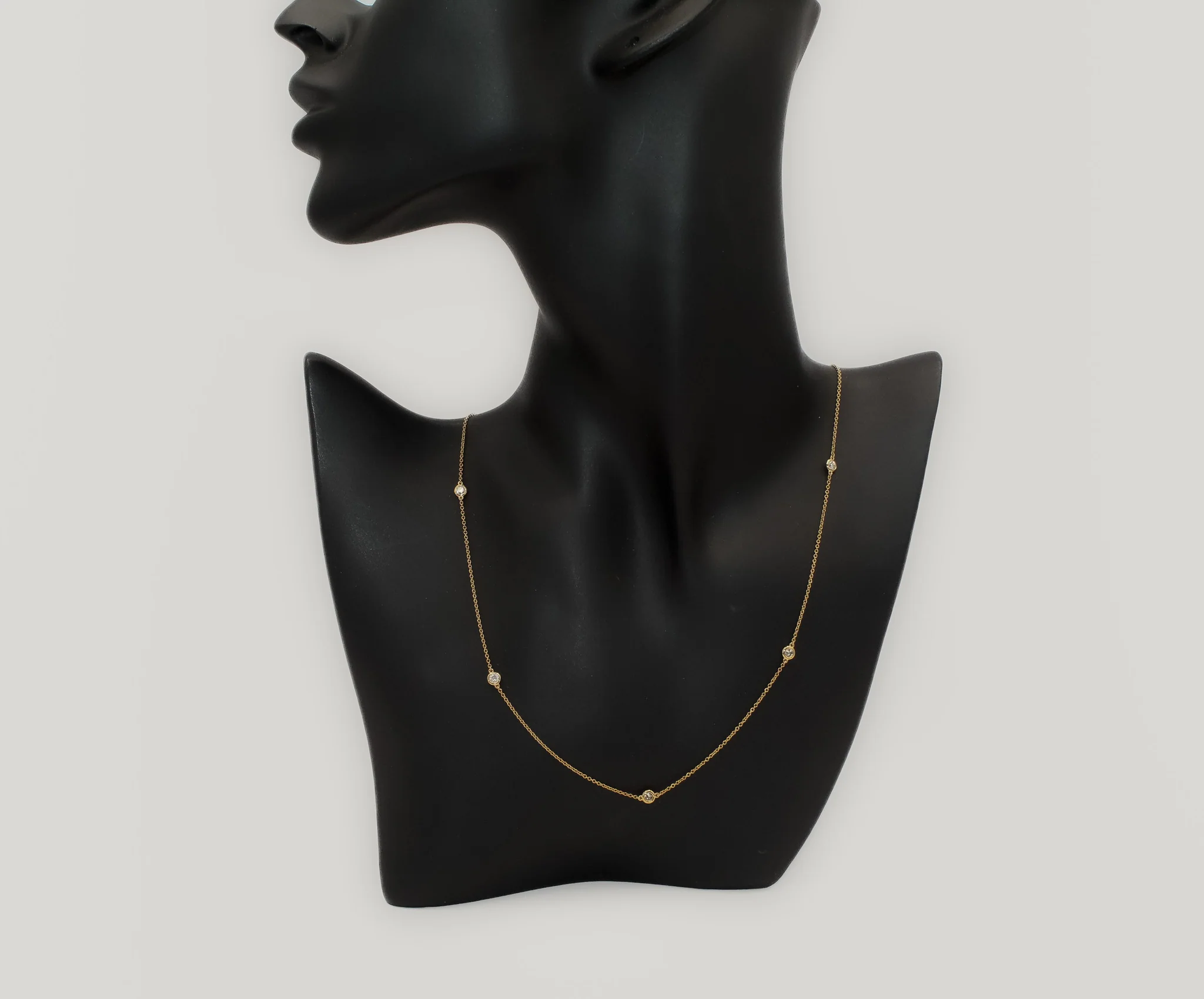 14K Gold Diamond Chain - Image 2
