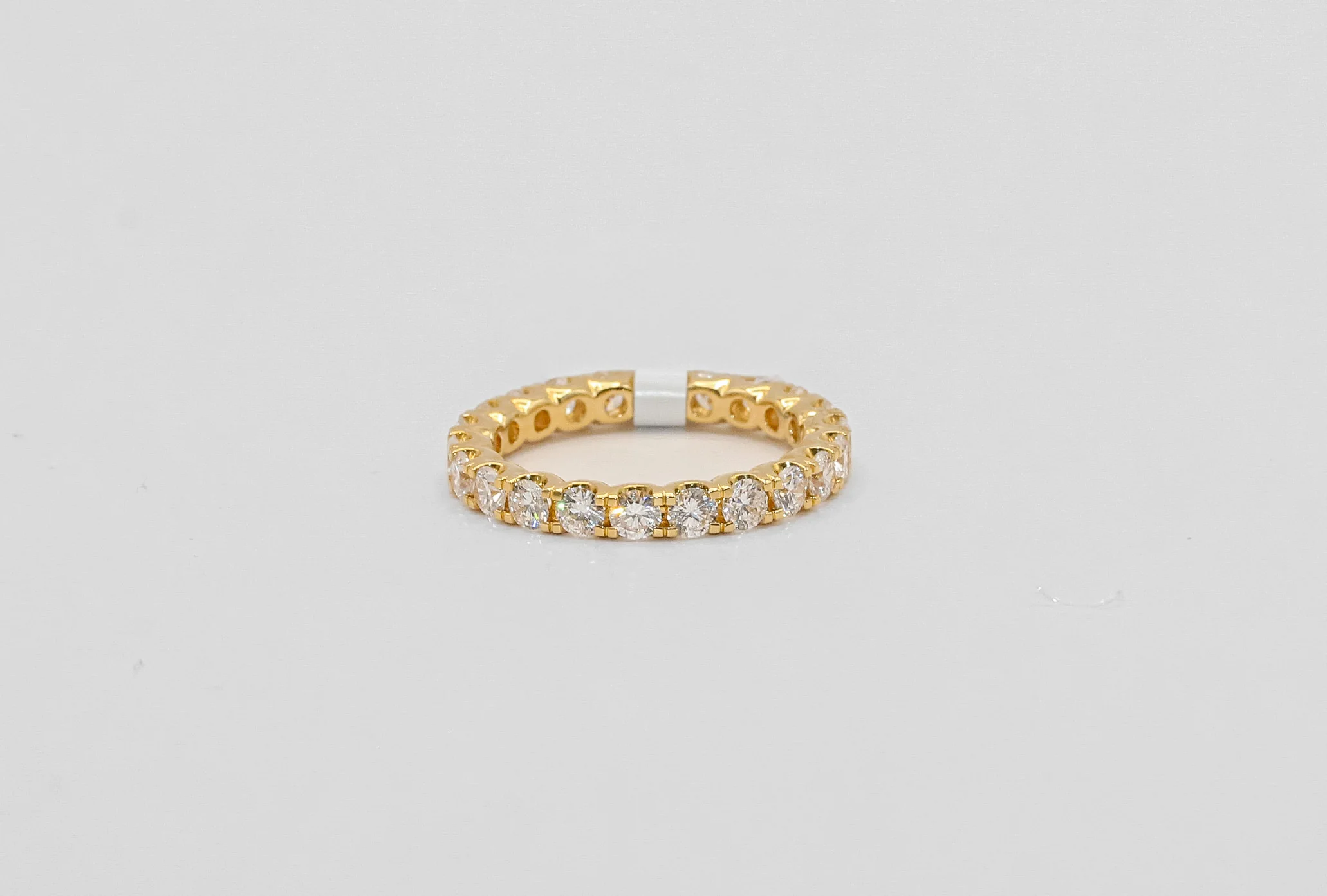 14K Gold Diamond Eternity Band Ring