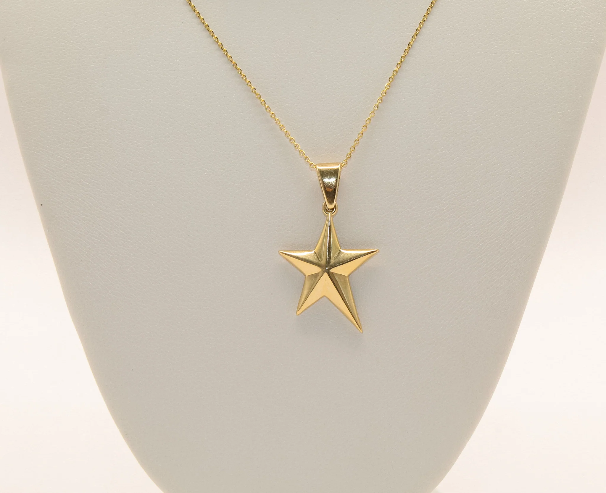 14K Gold Star Pendant