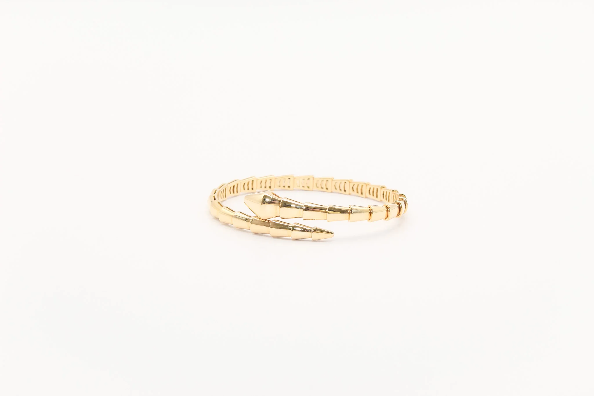 18K Gold Snake Bracelet