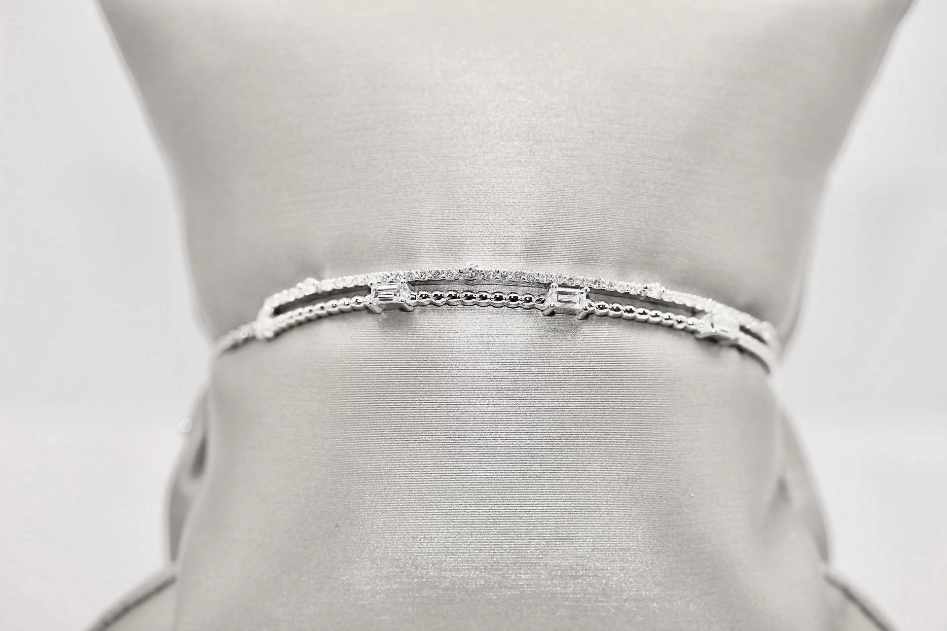 18K White Gold Diamond Bracelet
