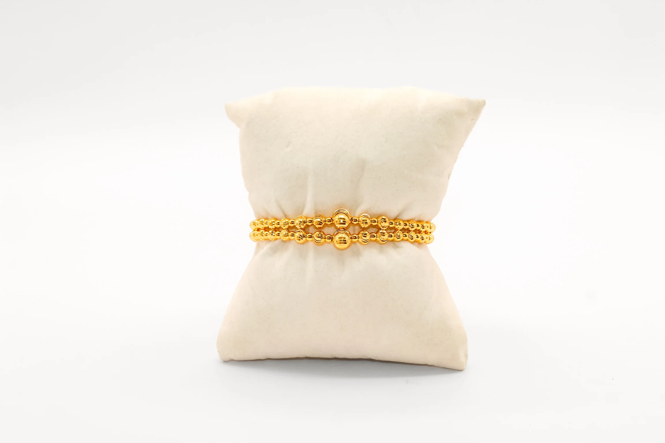 21K Gild Beaded Bracelet