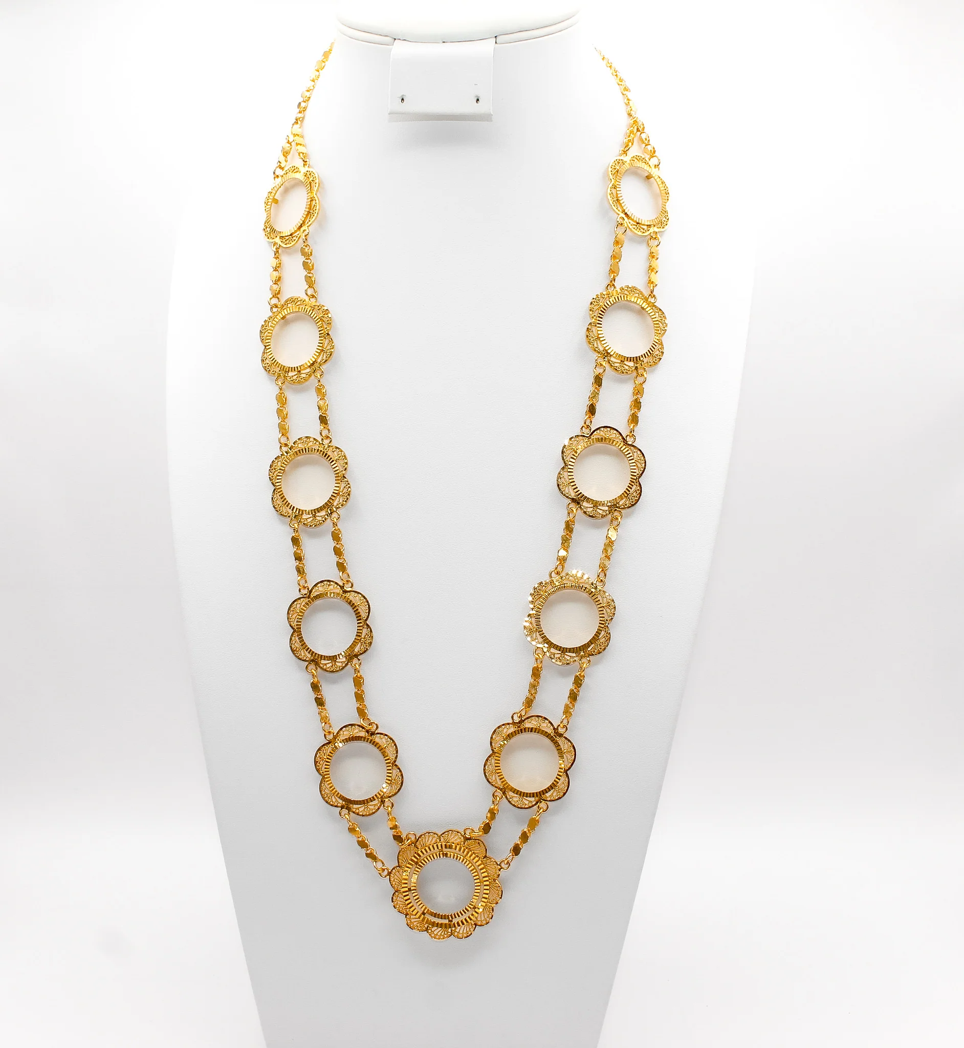 21K Gold 11 Coin Kladah Necklace