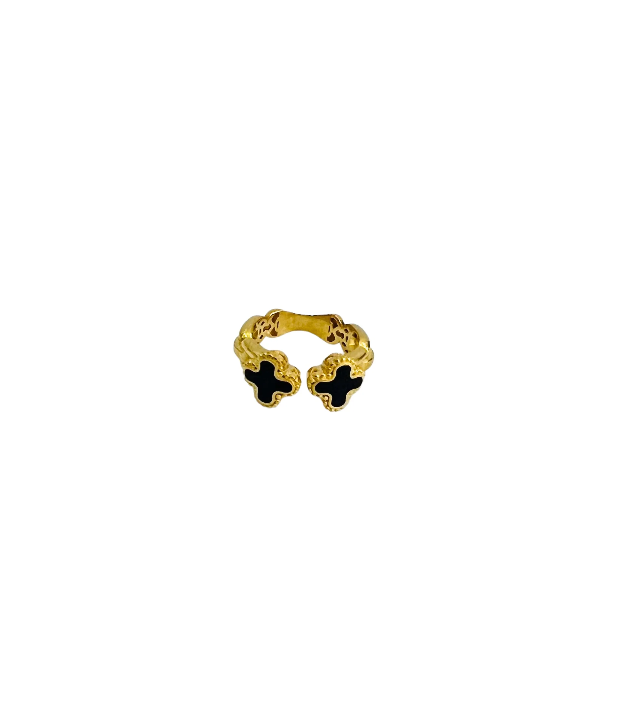 21K Gold Black Onyx Ring - Image 2