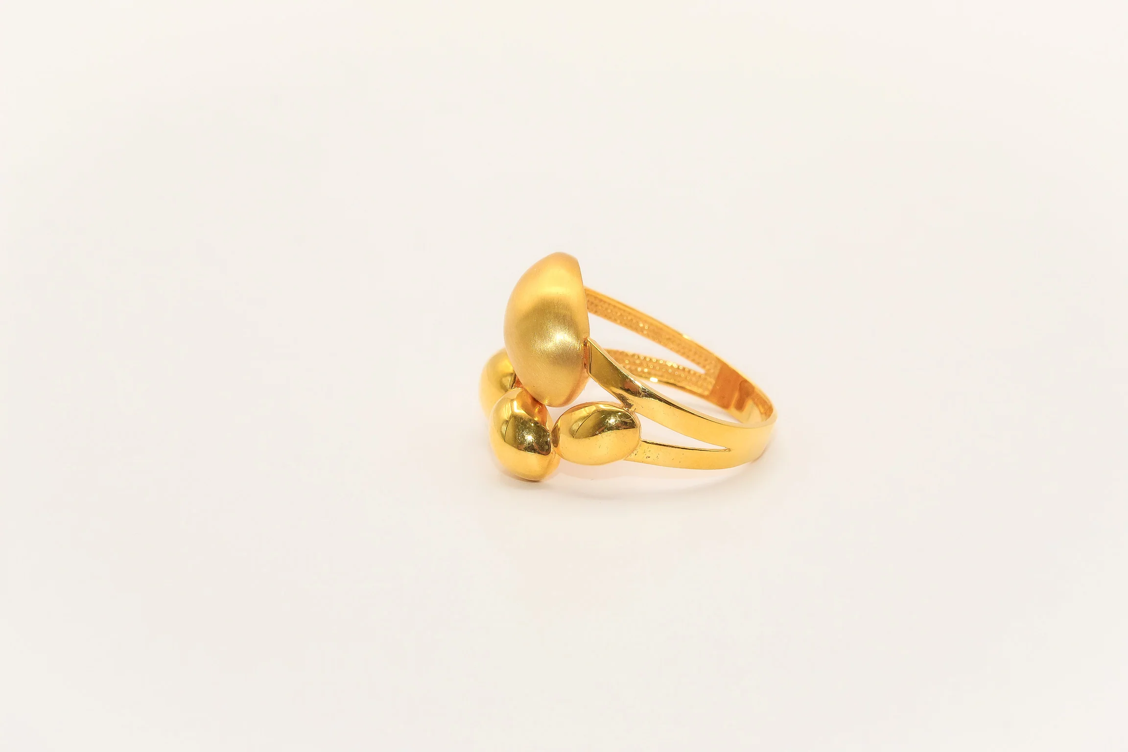 21K Gold Bubble Ring - Image 2