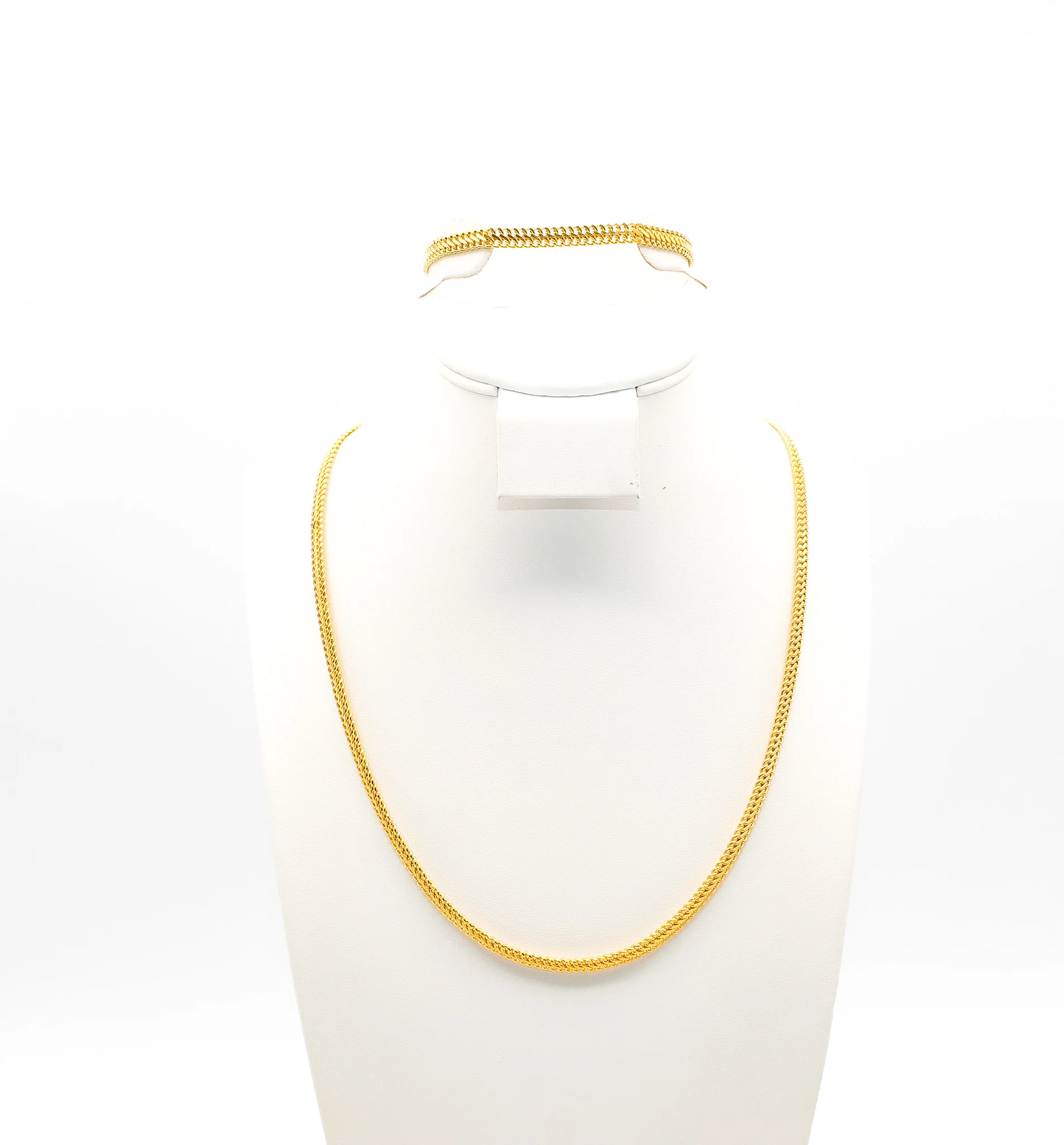 21K Gold Chain Set