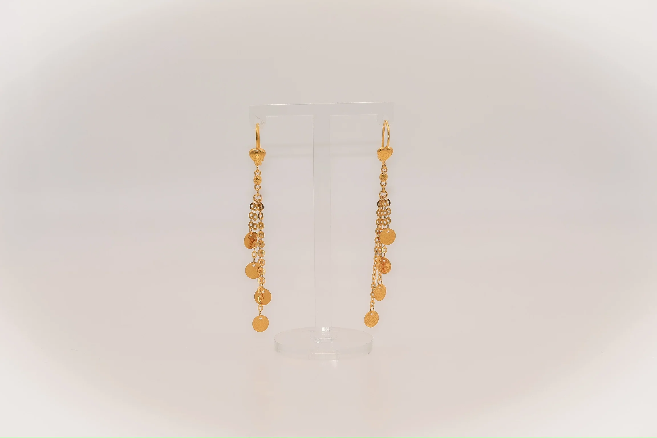 21K Gold Charming Earrings