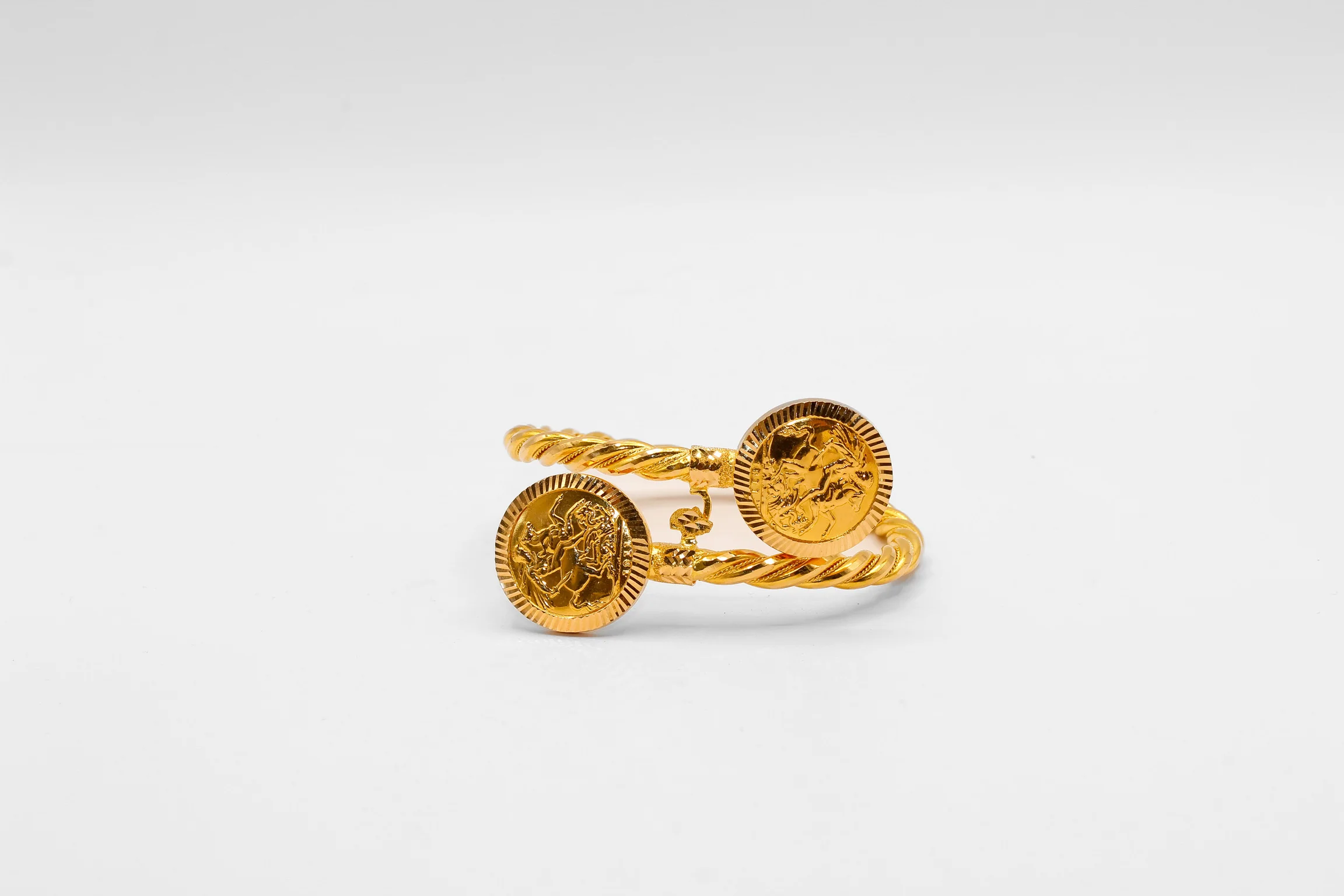 21K Gold Coin Bracelet