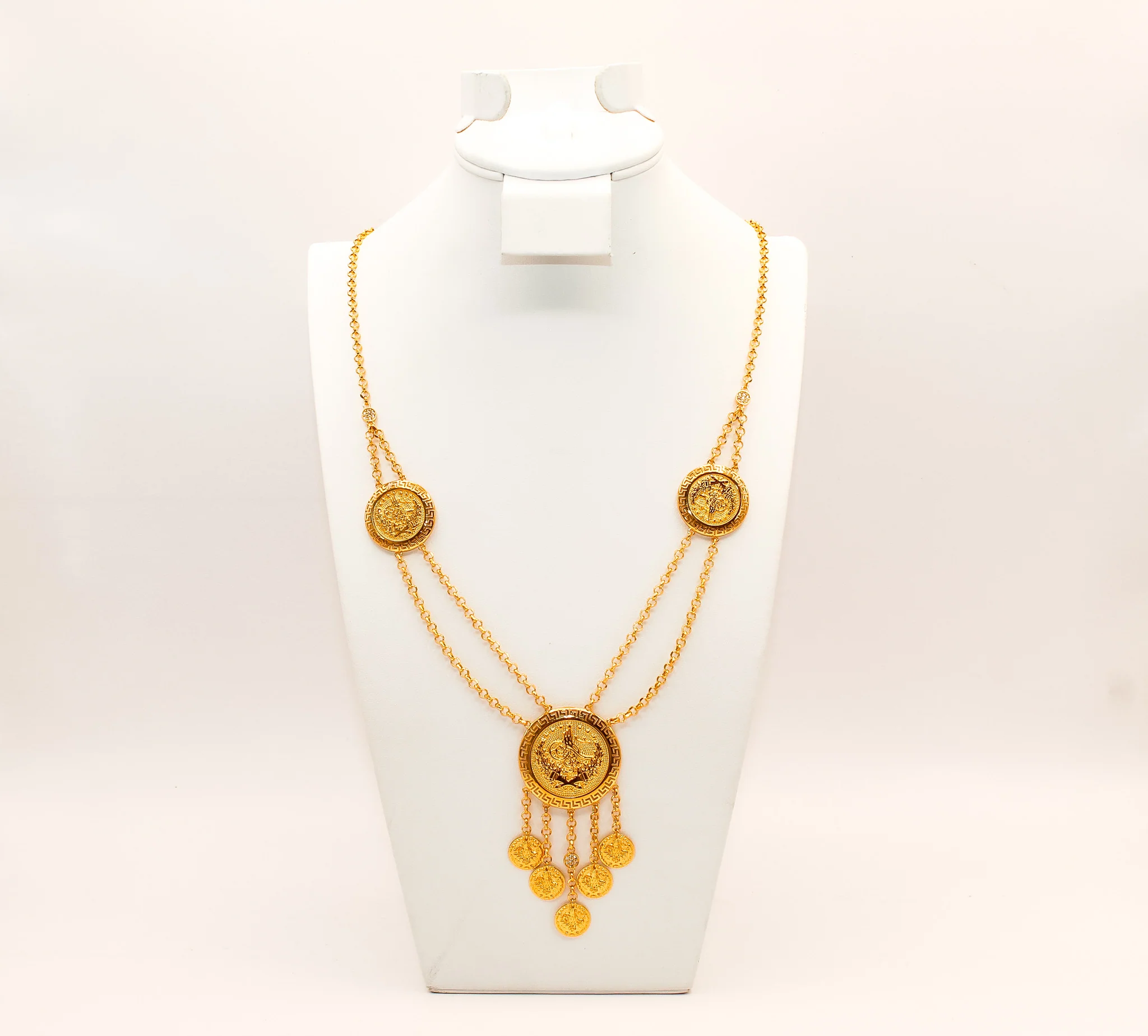 21K Gold Coin Necklace