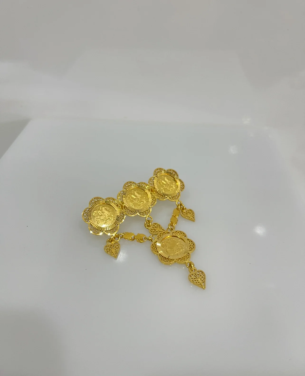 21K Gold Coin Pin