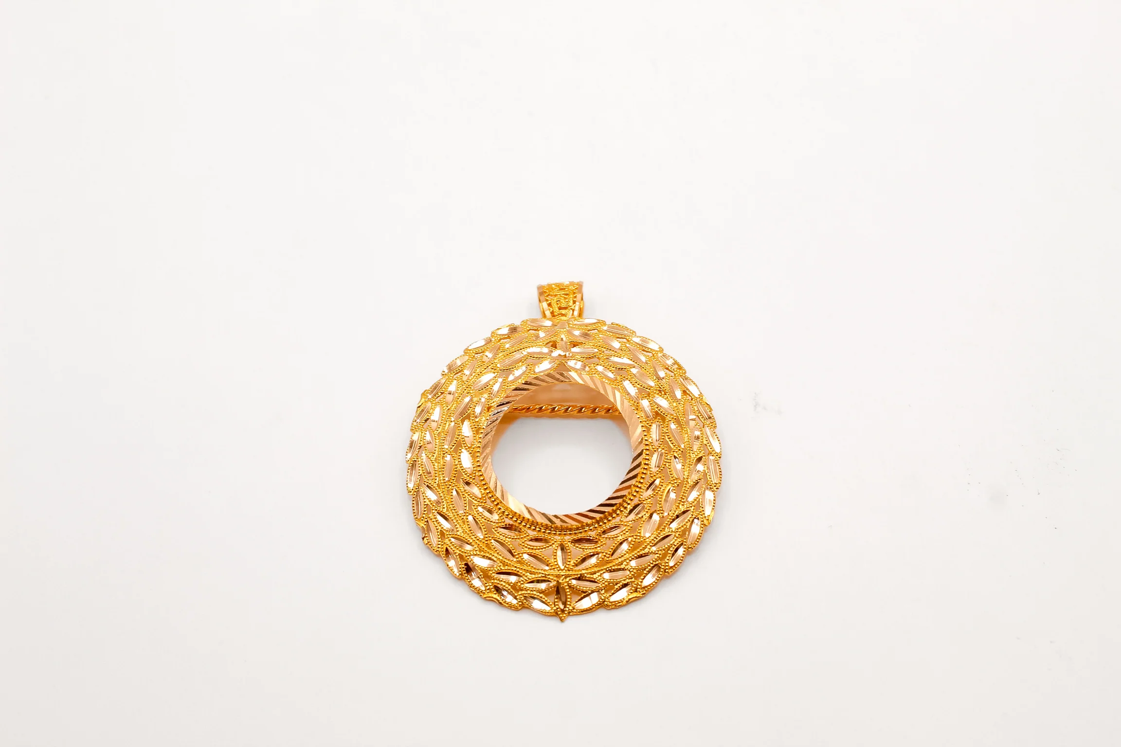21K Gold Coin Pin/pendant