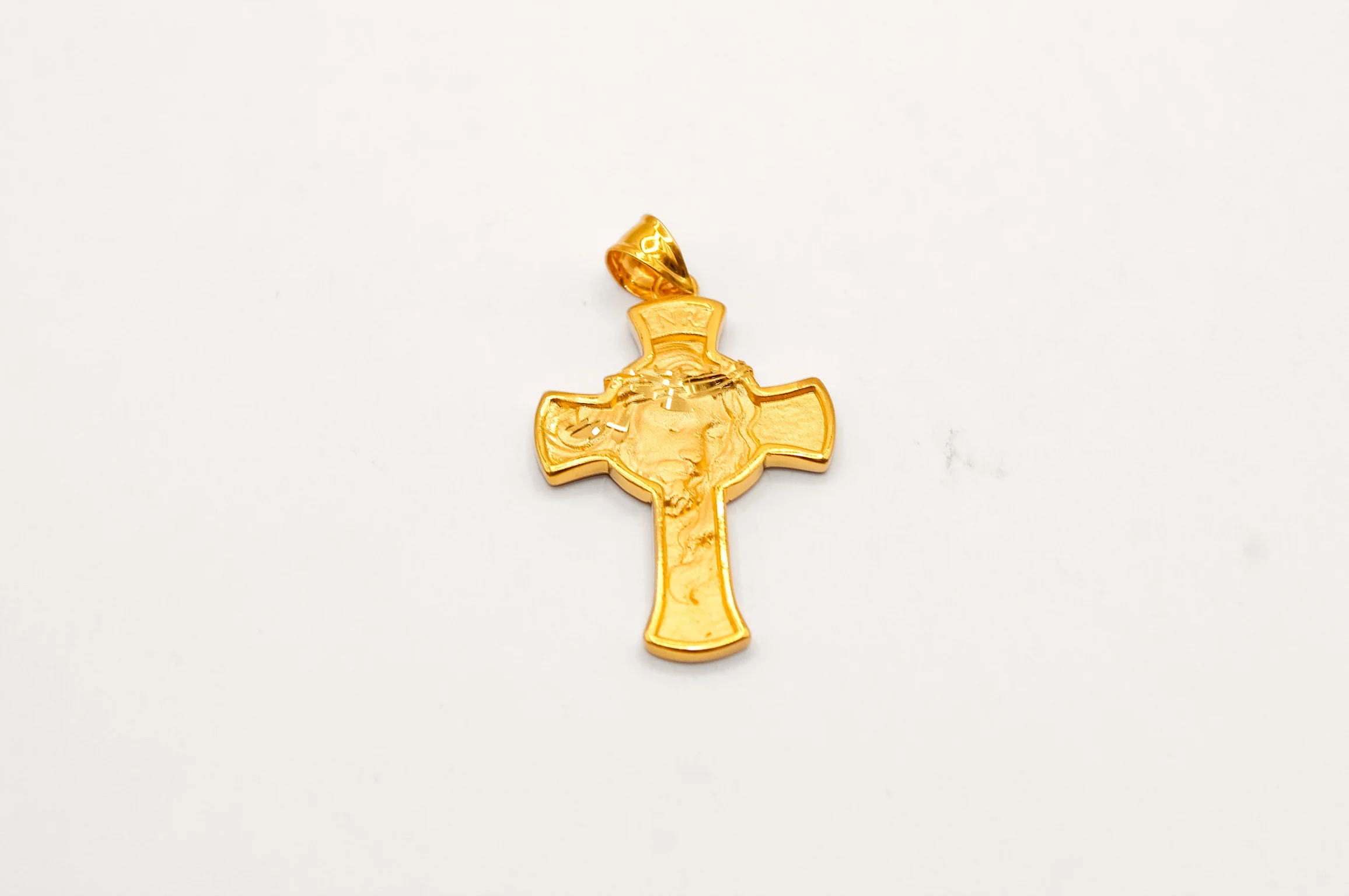 21K Gold Cross Pendant