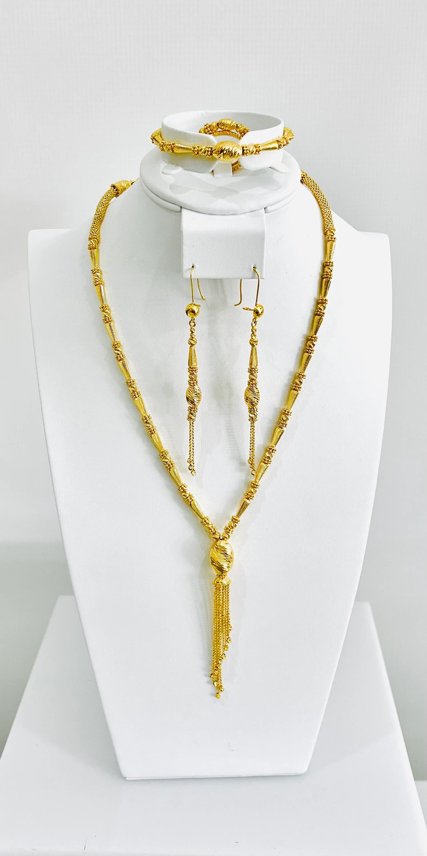 21K Gold Engagement Set