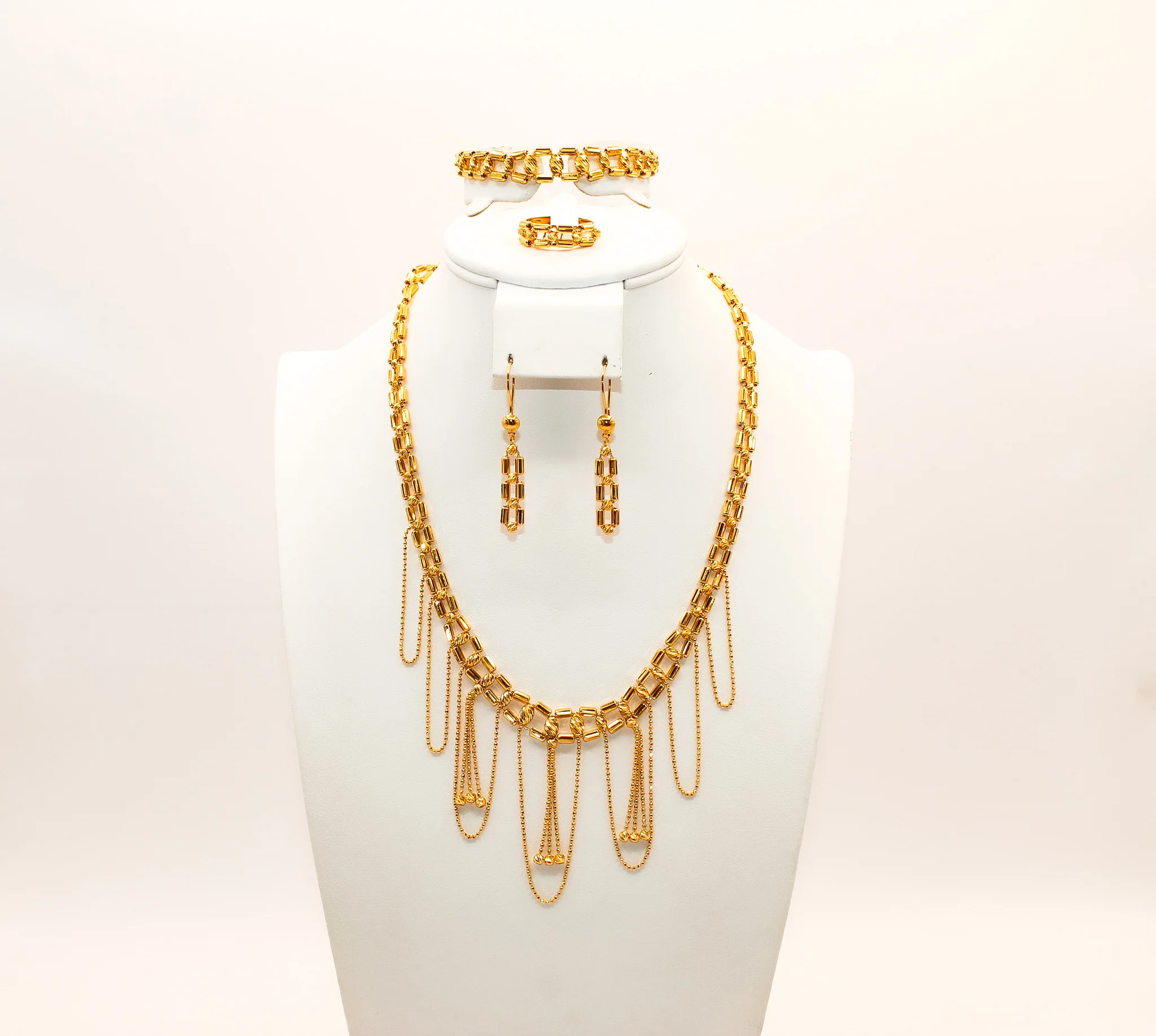 21K Gold Engagement Set