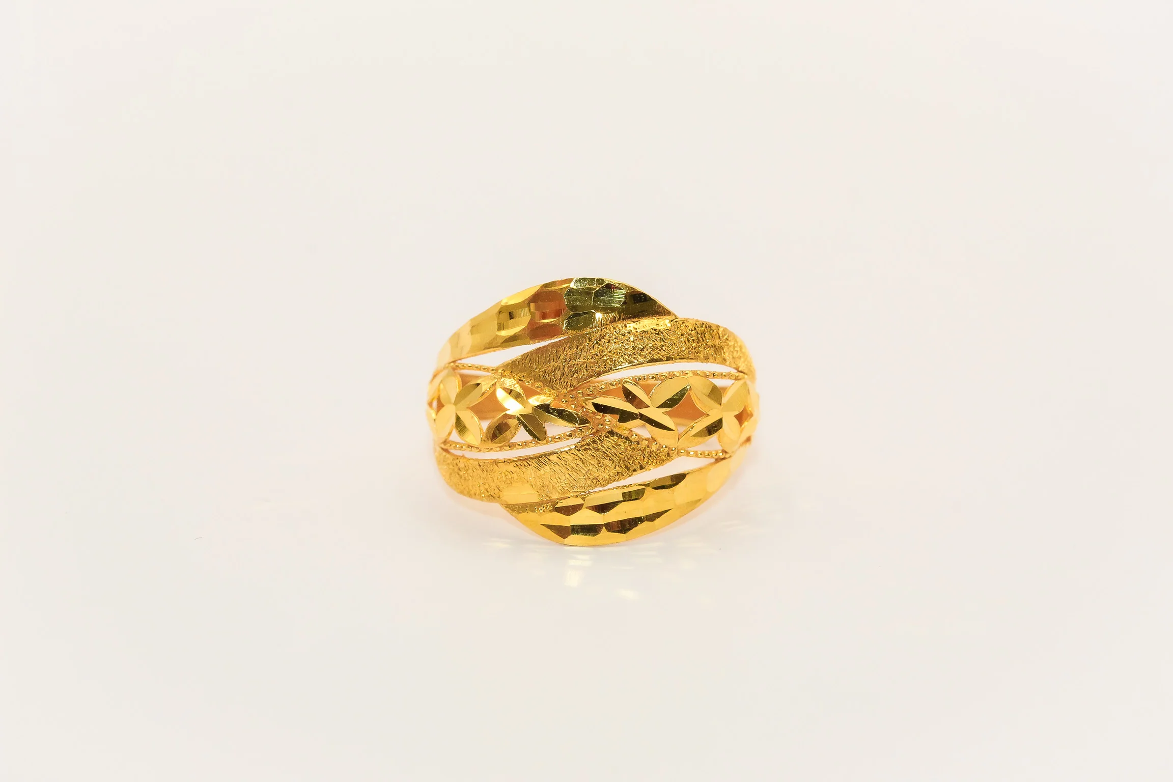 21K Gold Filigree Ring