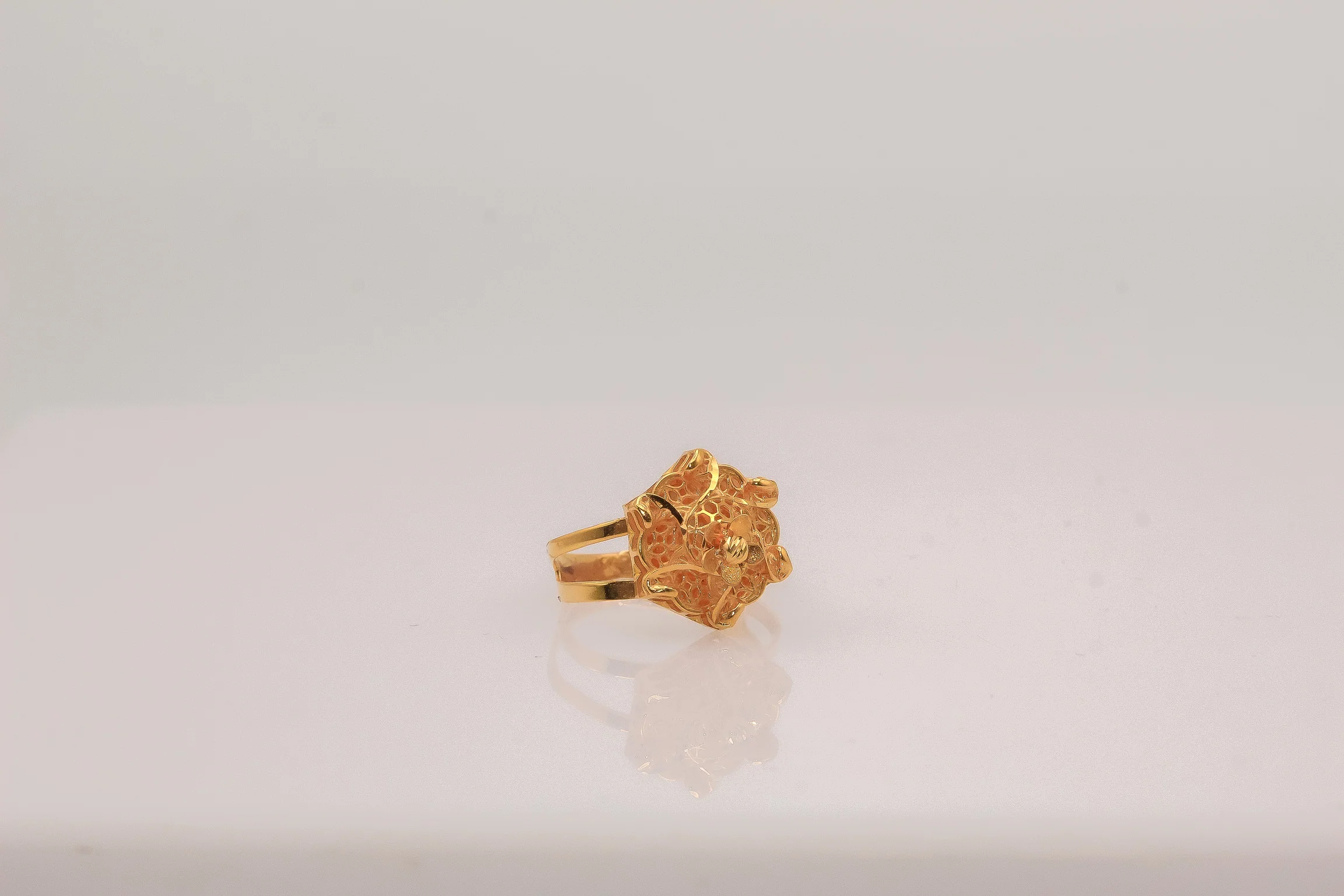 21K Gold Flower Ring