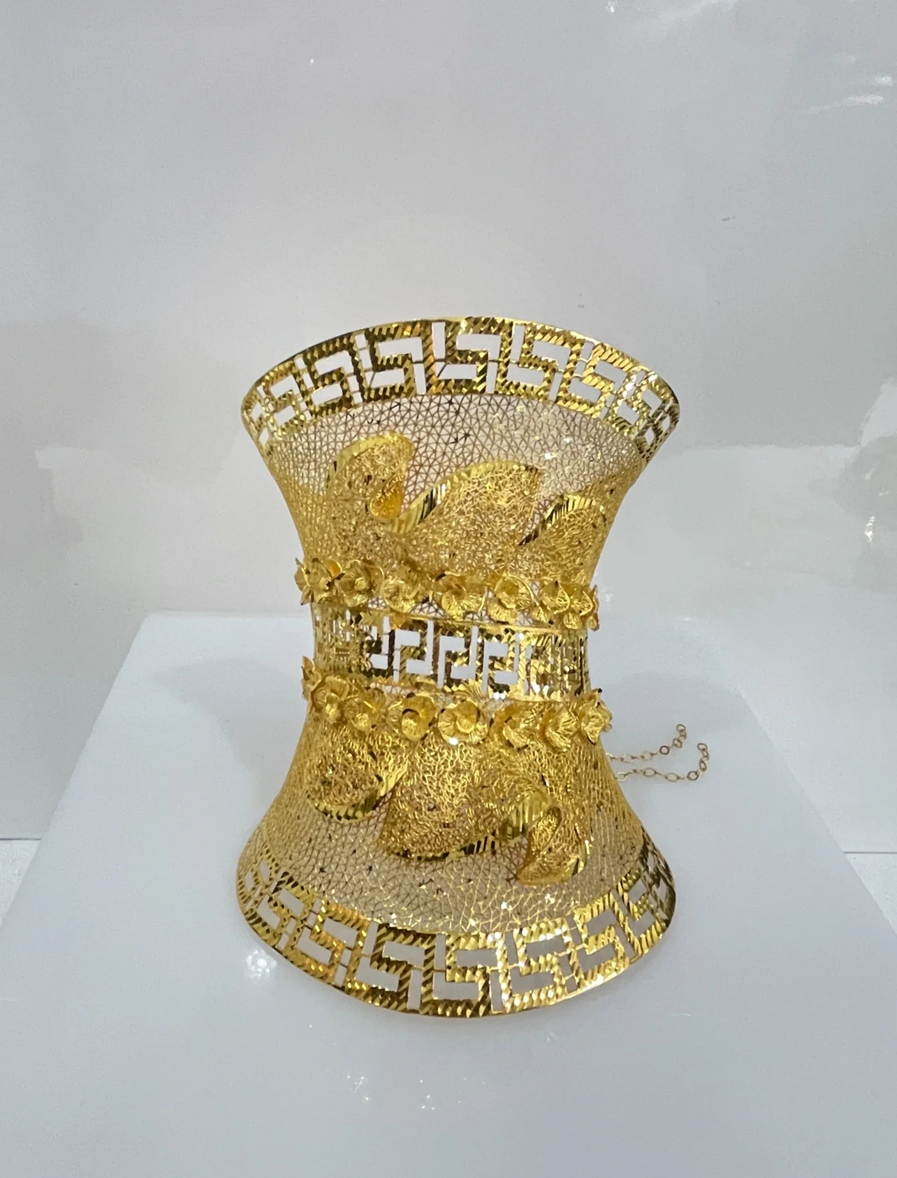 21K Gold Cuff Bracelet