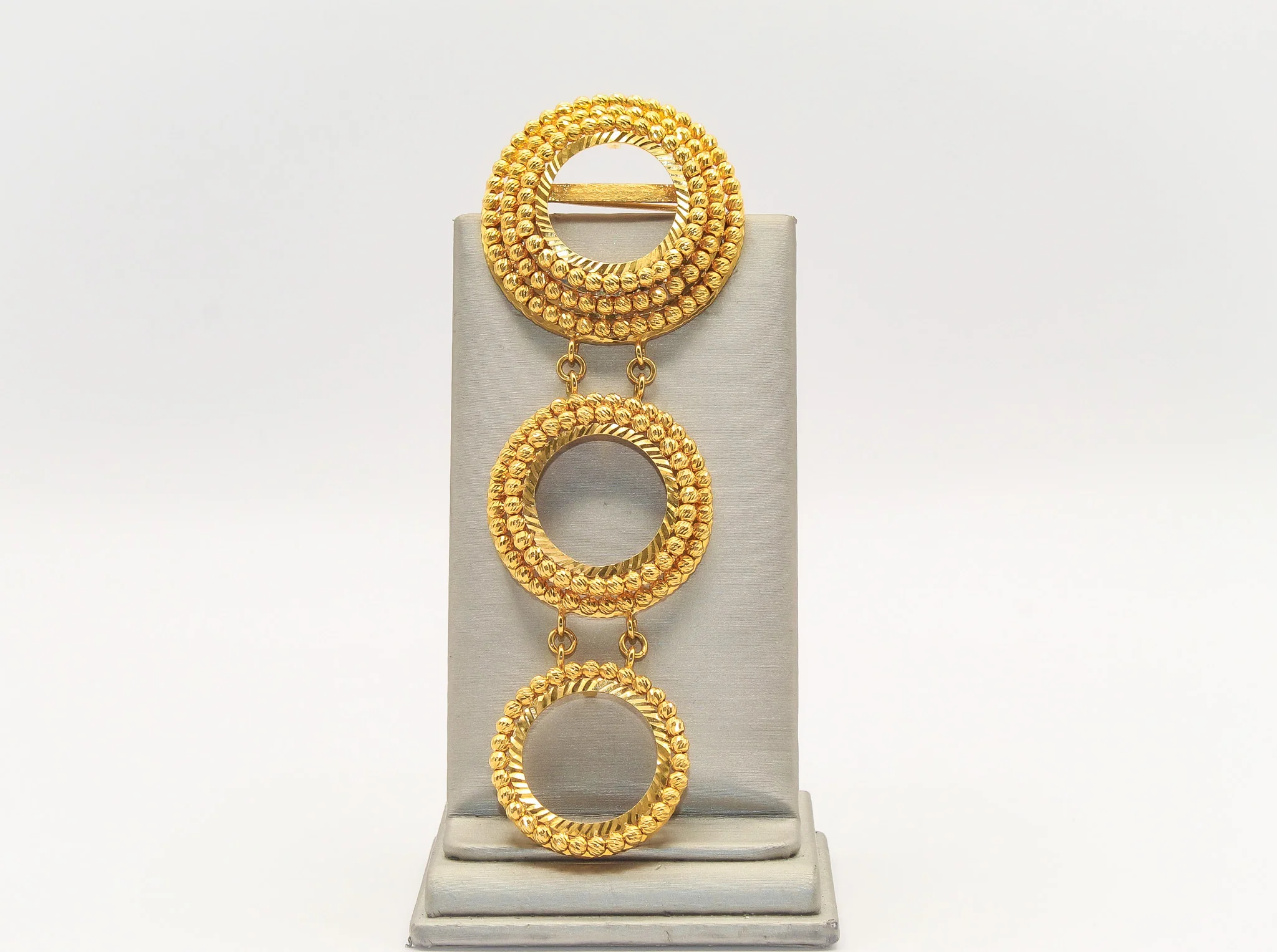 21K Gold Himo 3 Coin Pin