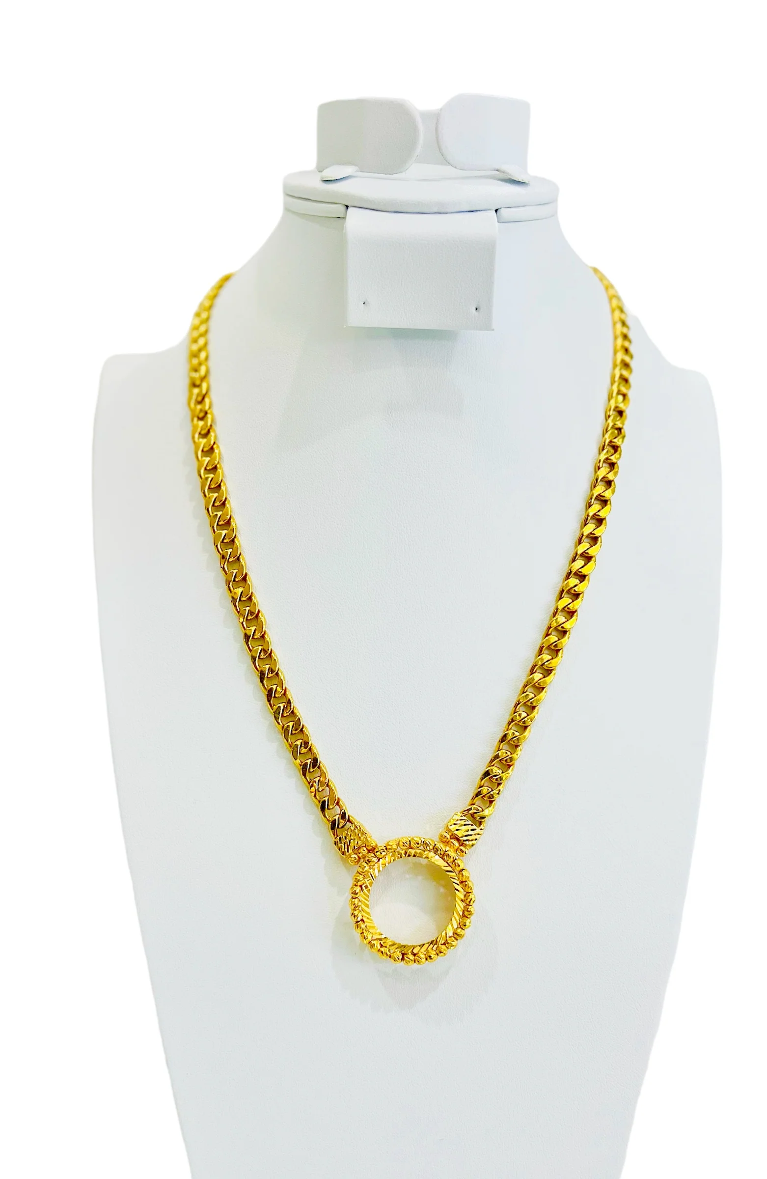 21K Gold Himo Coin Necklace - Image 2