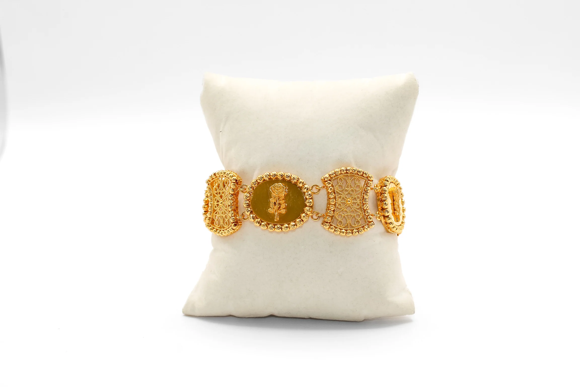 21K Gold Himo Rose Bracelet - Image 2