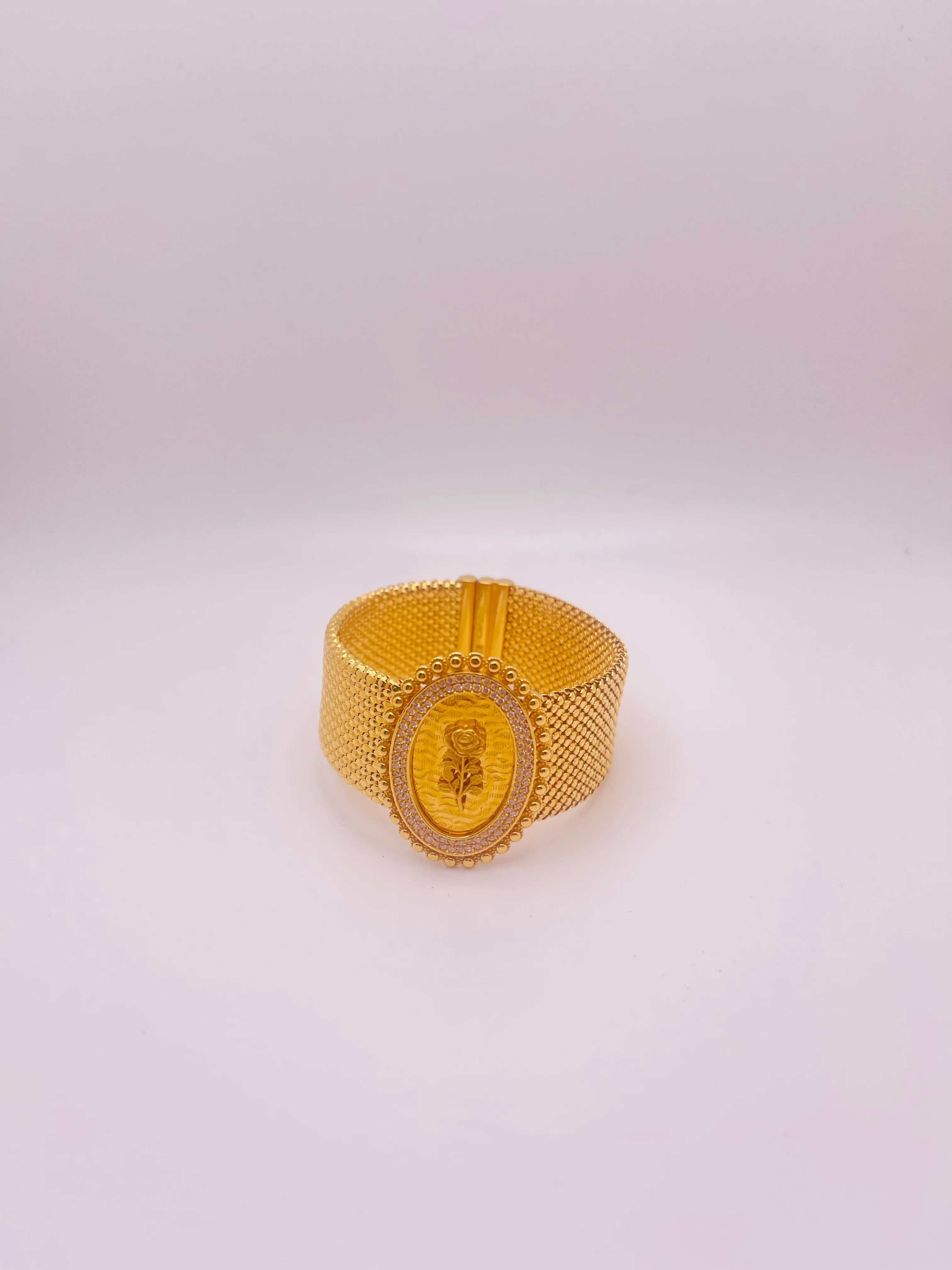 21K Gold Himo Rose Bracelet