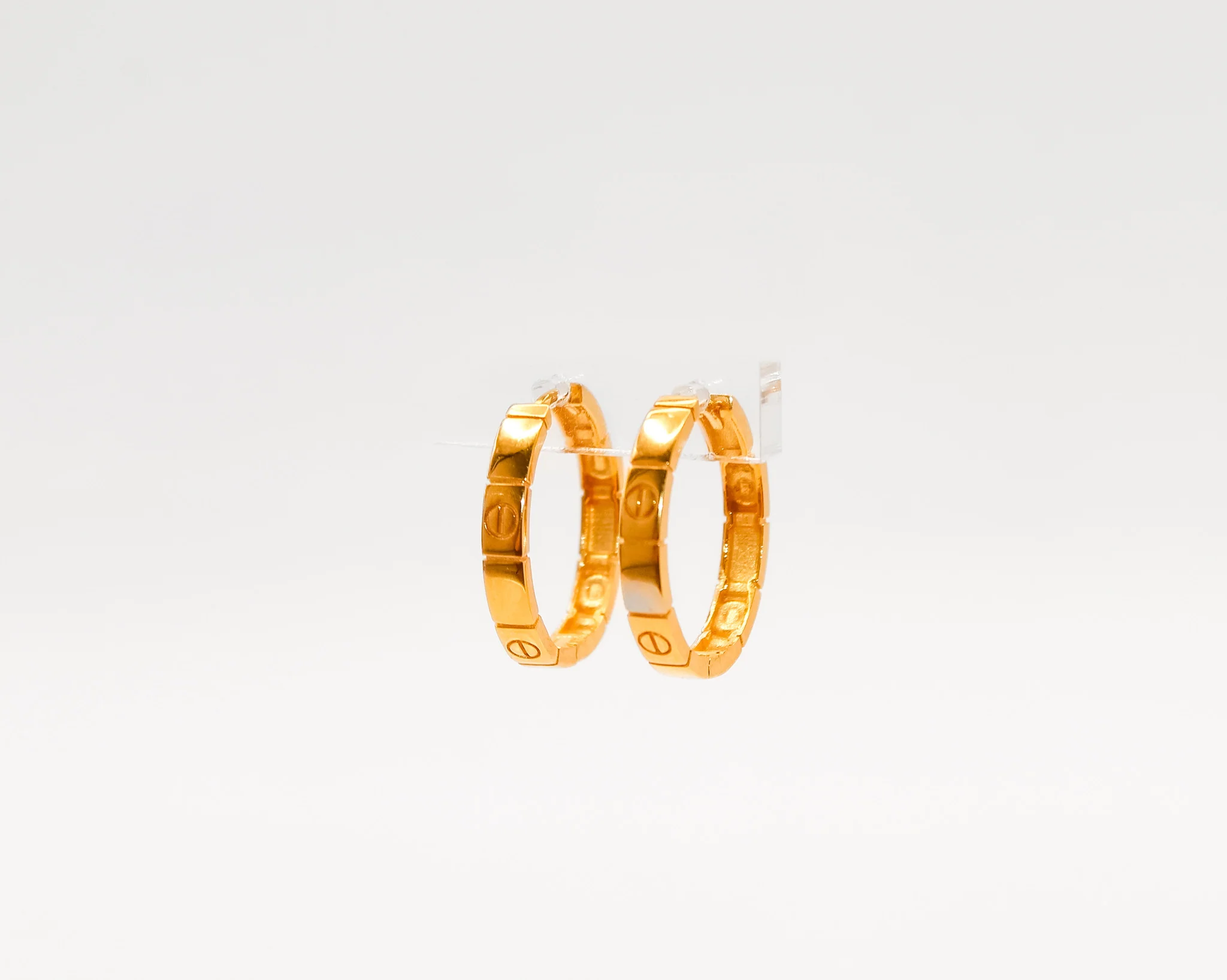 21K Gold Hoop Earrings
