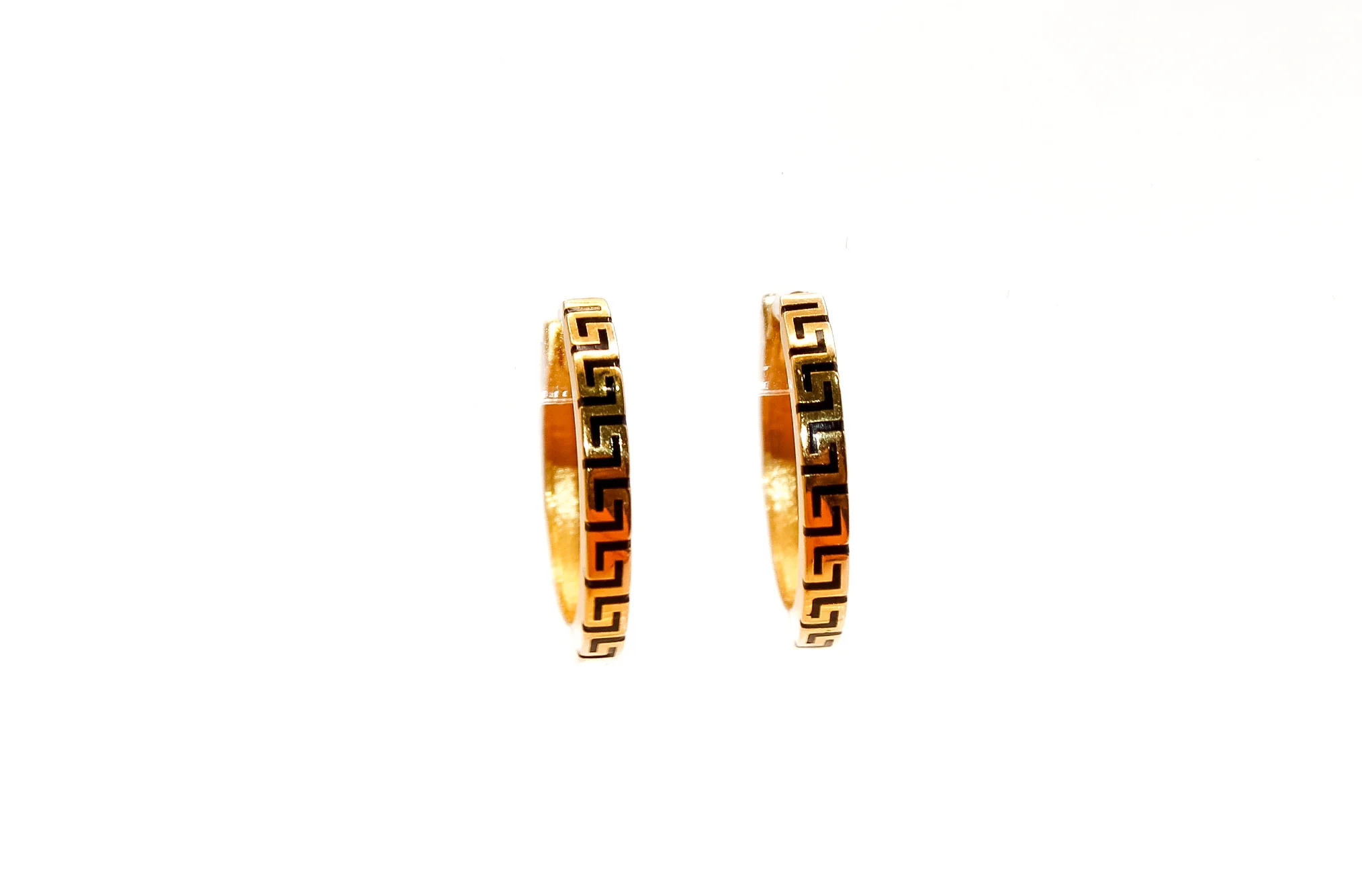 21K Gold Hoop Earrings
