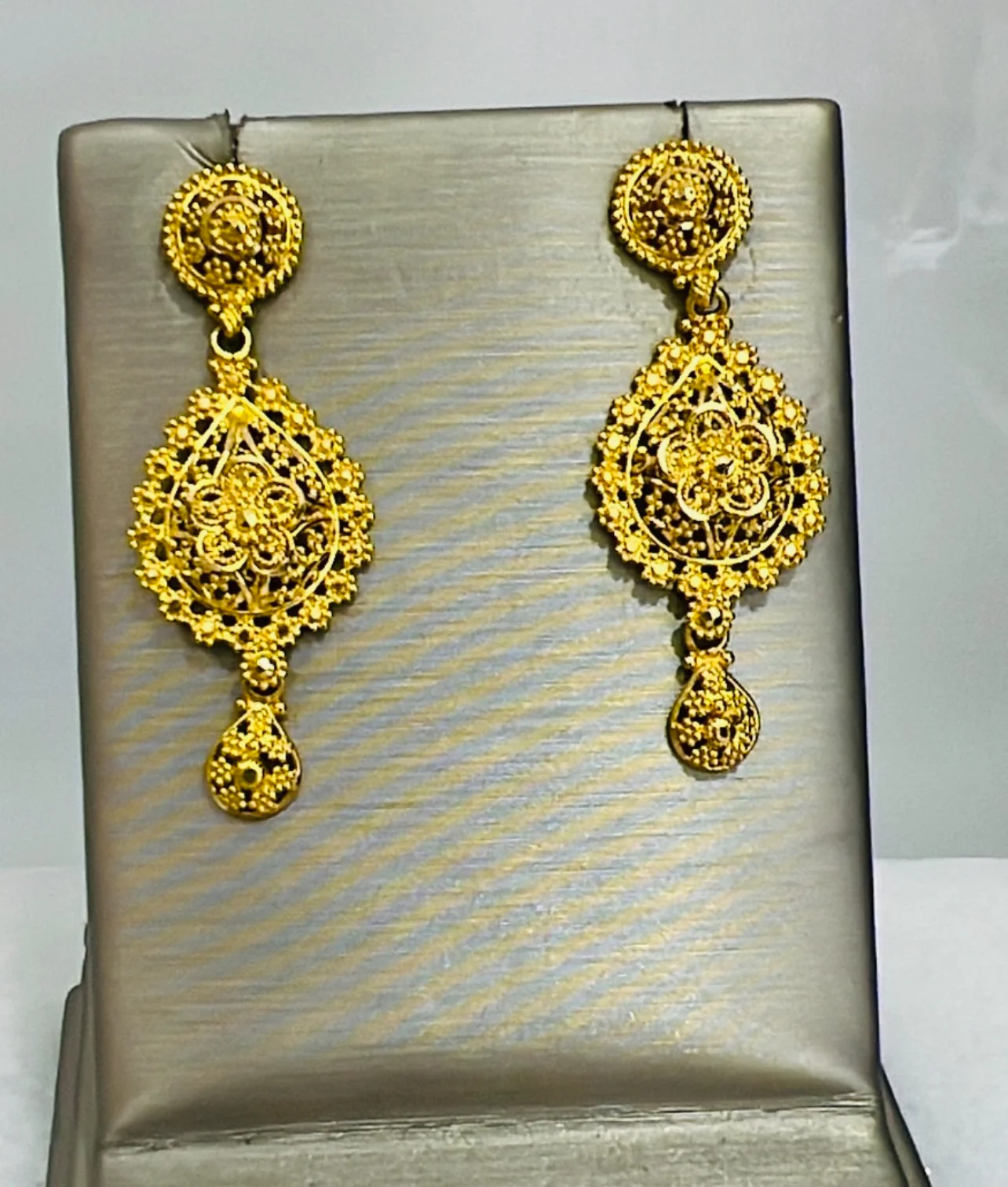 21K Gold Indian Style Half Set - Image 2