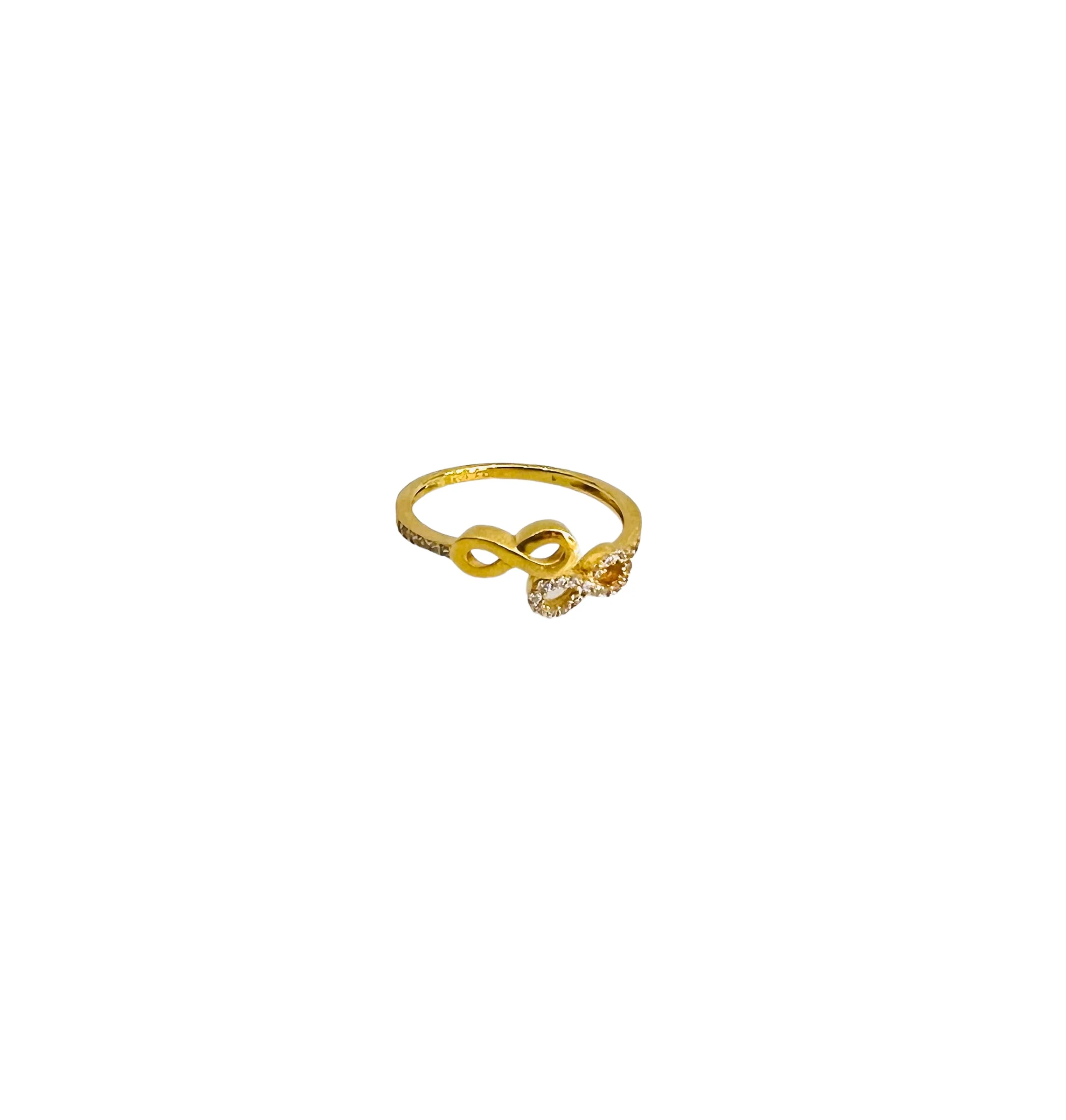 21K Gold Infinity Ring - Image 2