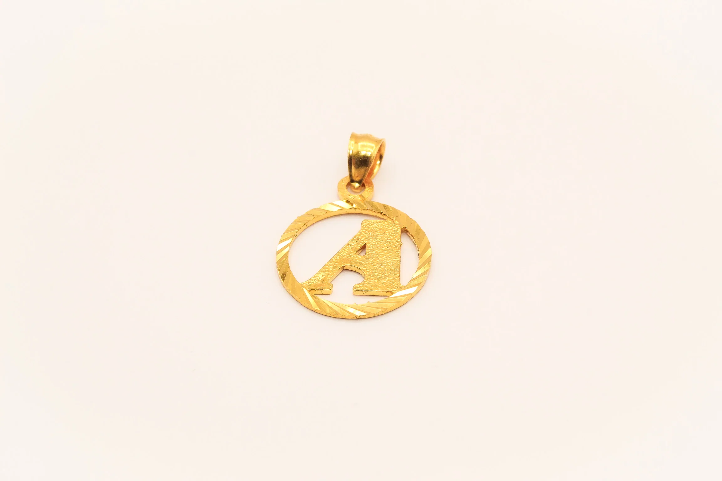 21K Gold Initial Pendants - Image 2