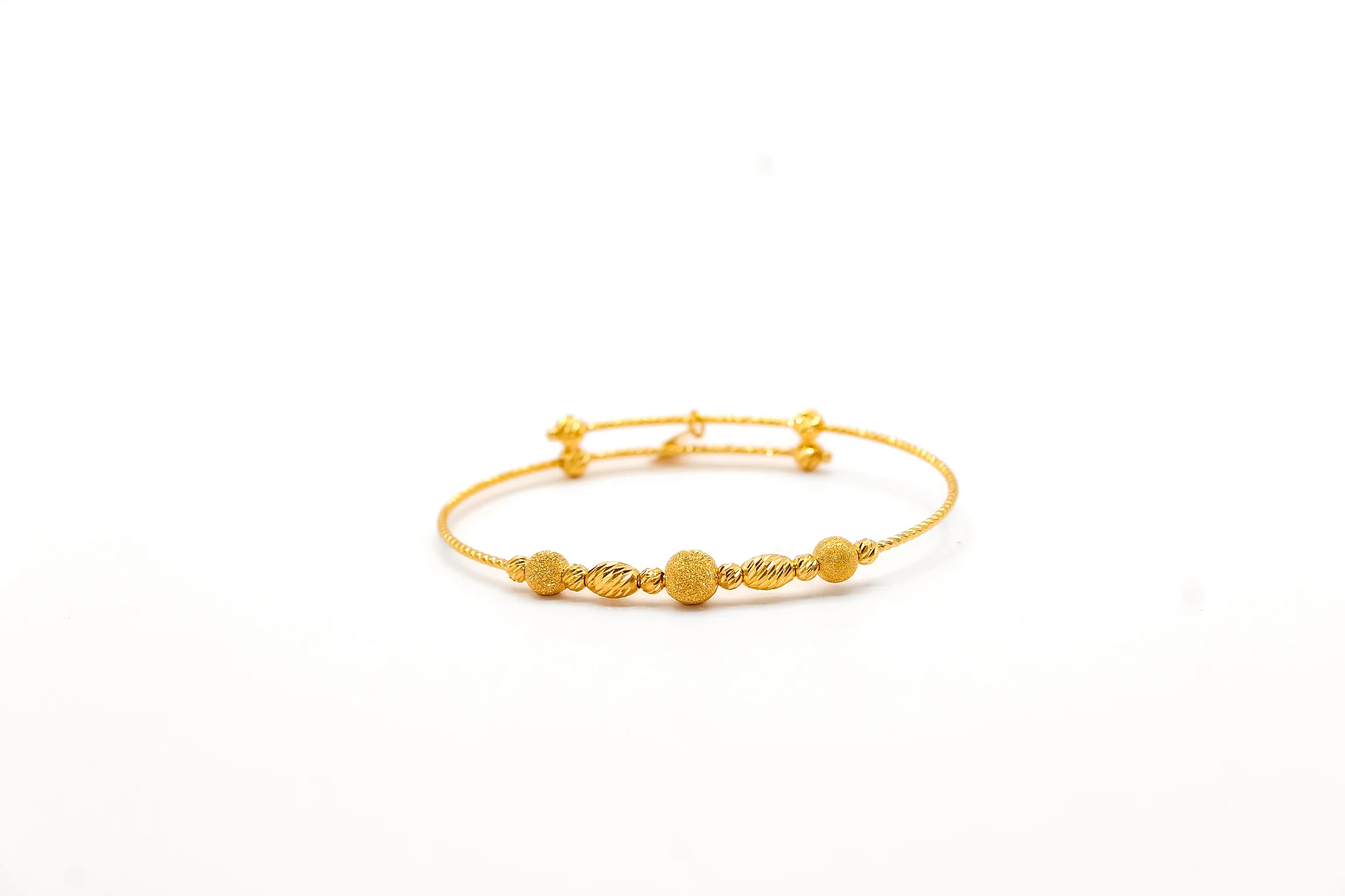 21K Gold Kids Bead Bracelet