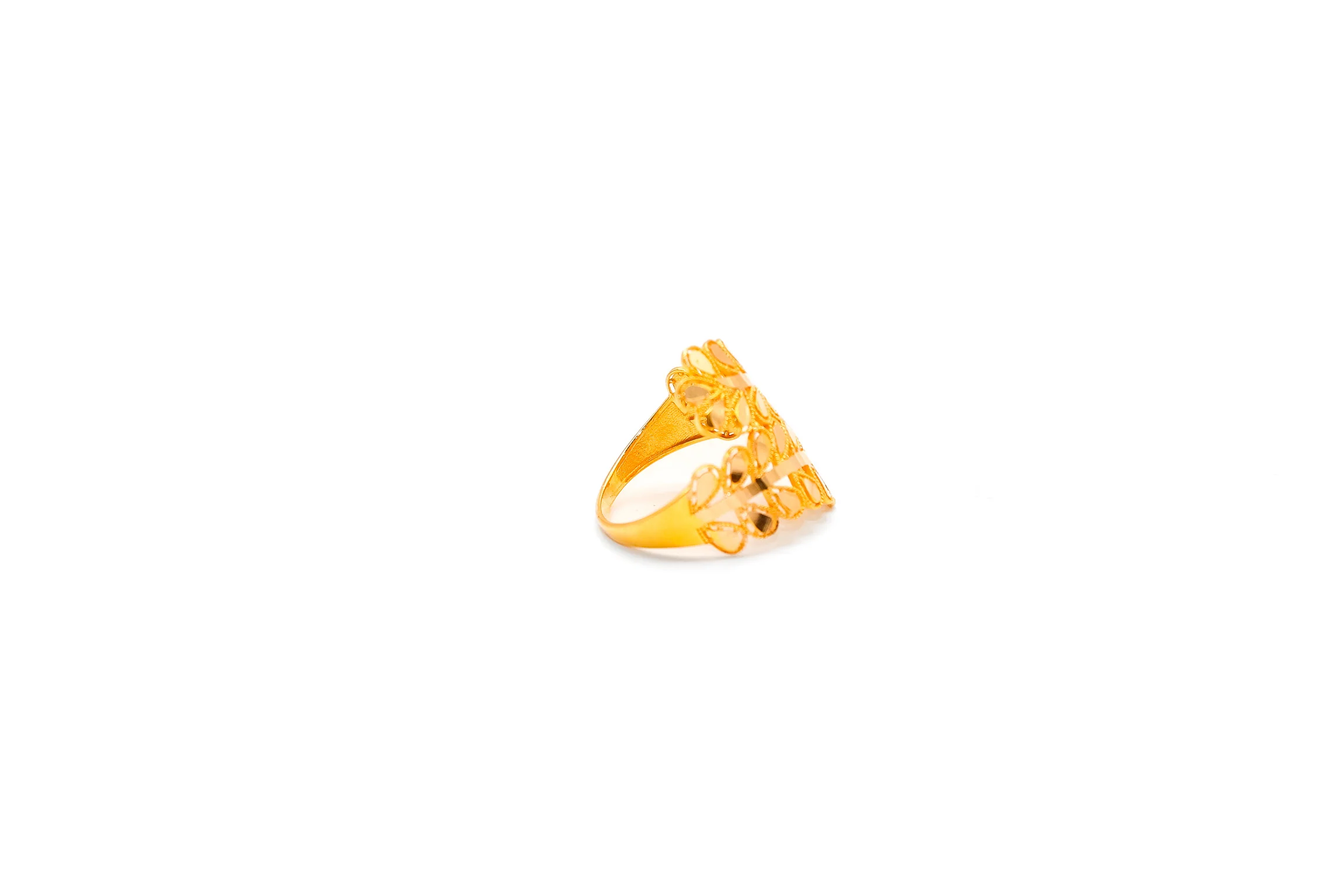 21K Gold Leaf Ring - Image 2