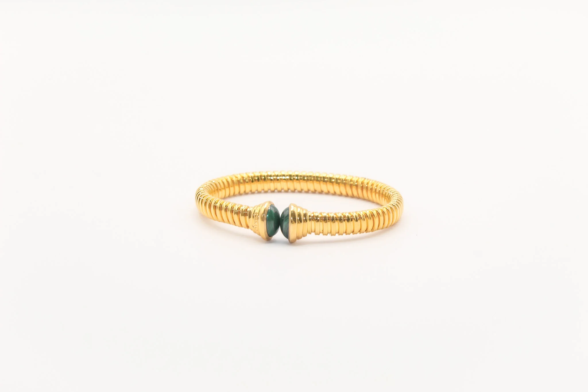 21K Gold Malachite Himo Bracelet
