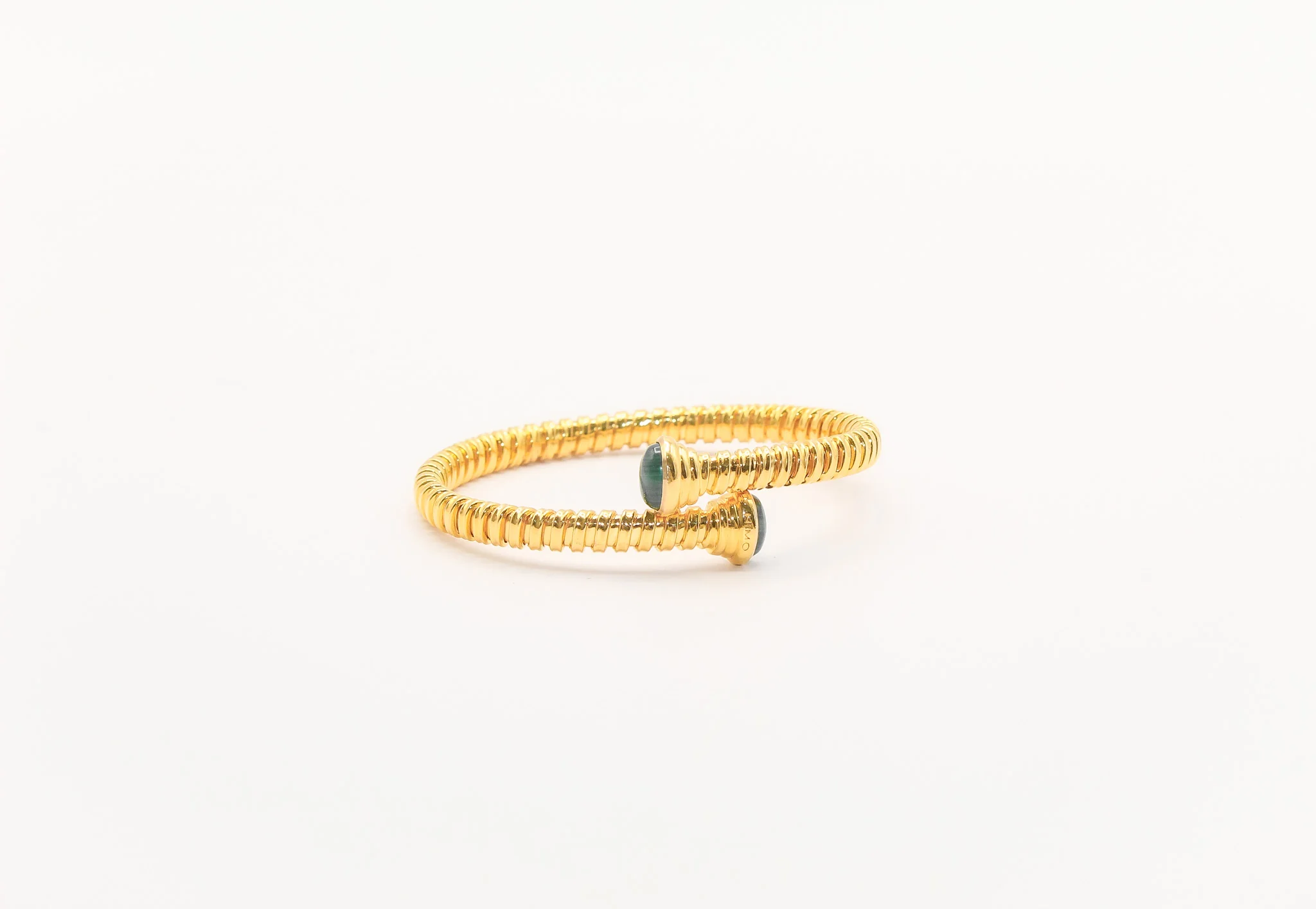 21K Gold Malachite Himo Bracelet