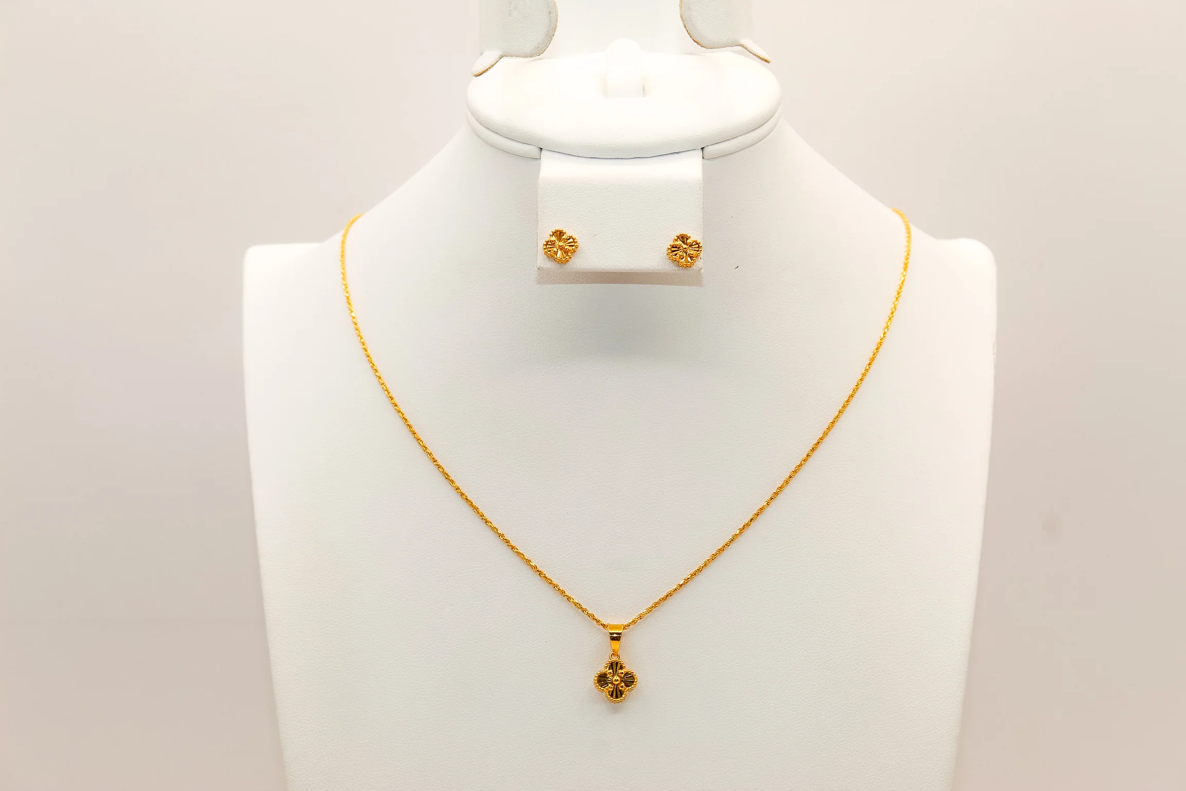 21K Gold Mini Flower Set