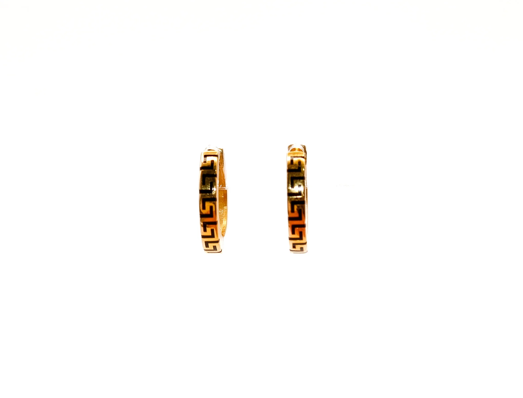 21K Gold Mini Hoop Earrings