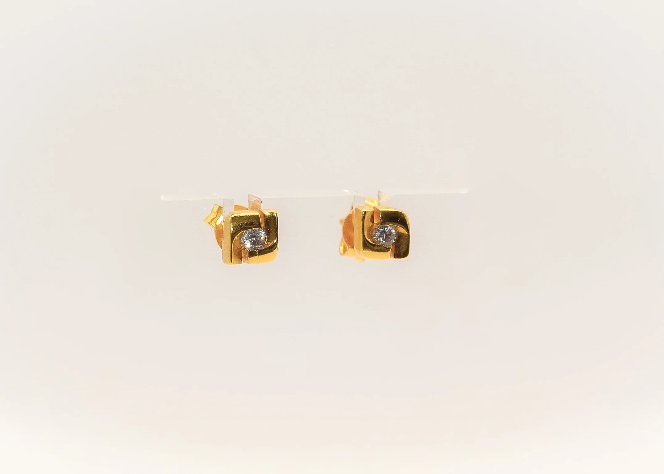 21K Gold Mini Stud Kids Earrings