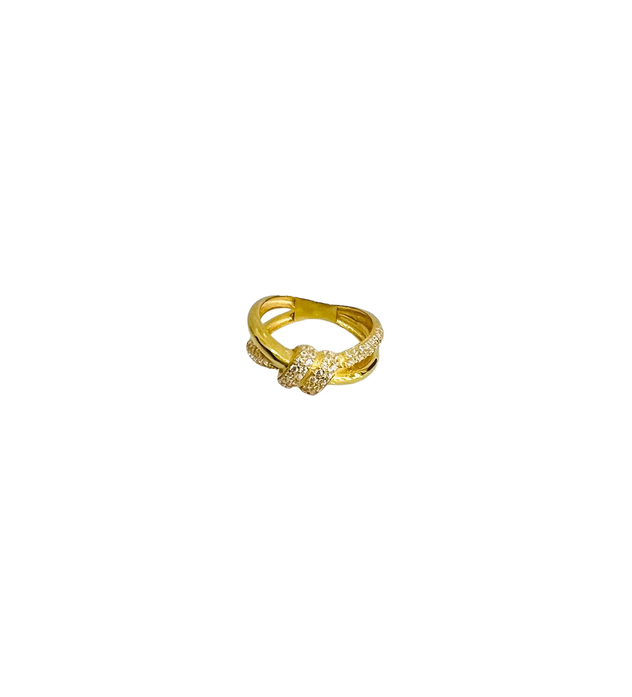 21K Gold Knot Ring - Image 2