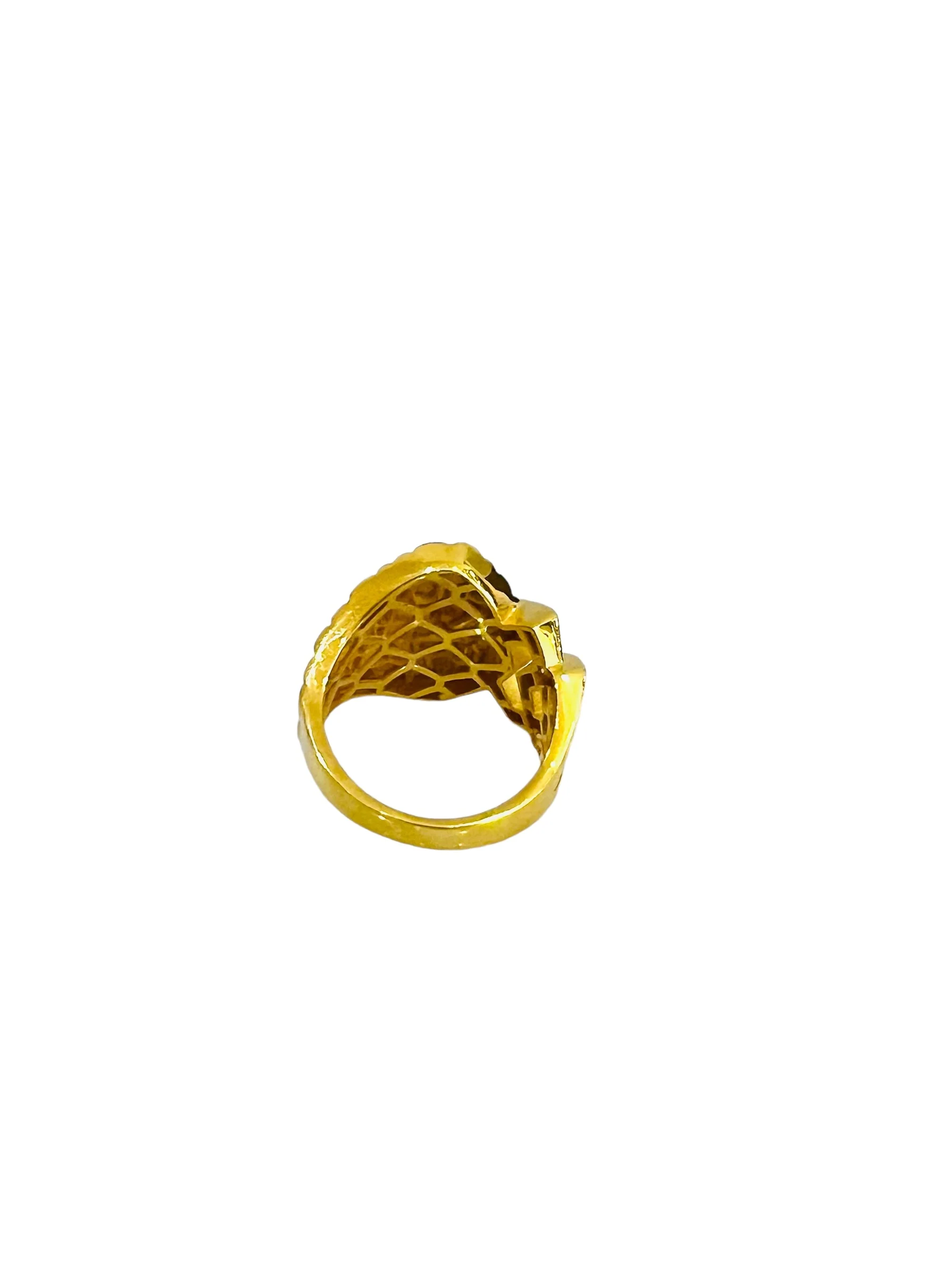 21K Gold Nugget Ring - Image 3