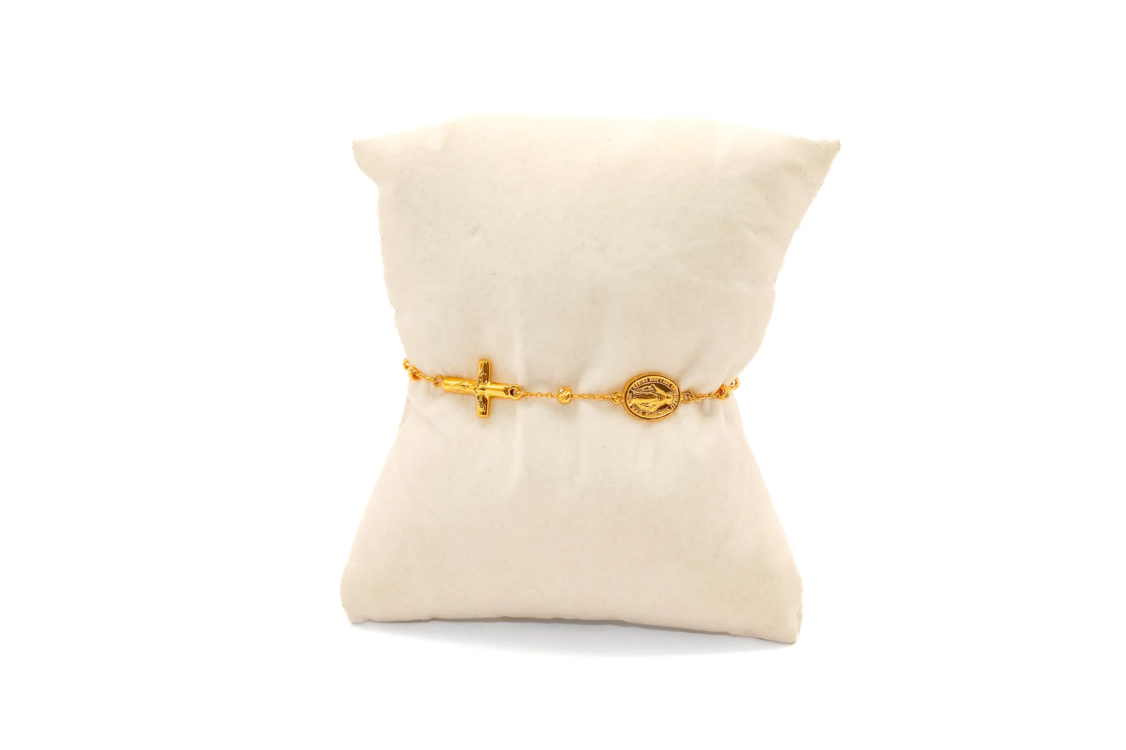 21K Gold Rosary Bracelet