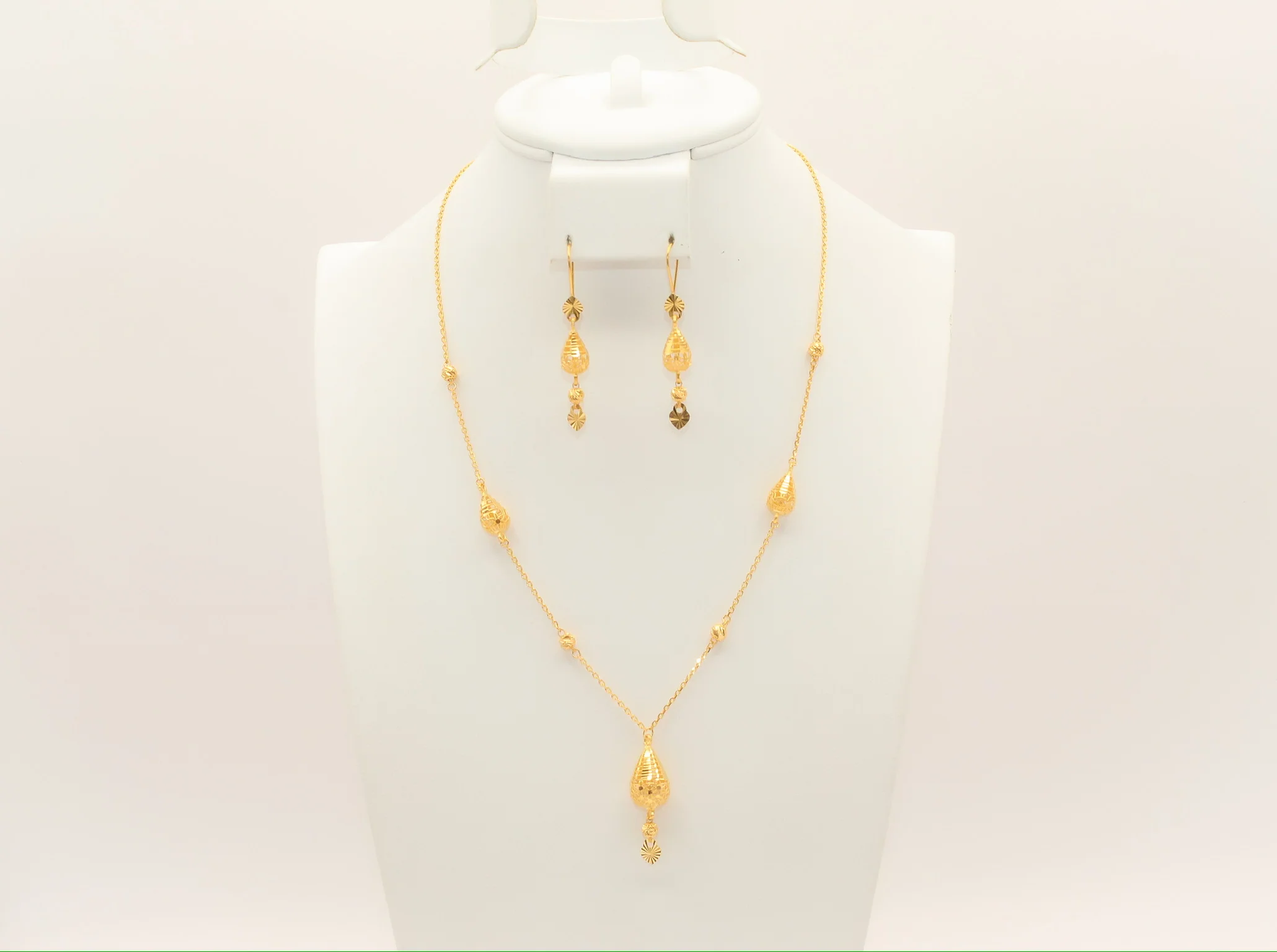 21K Gold Simple Half Set