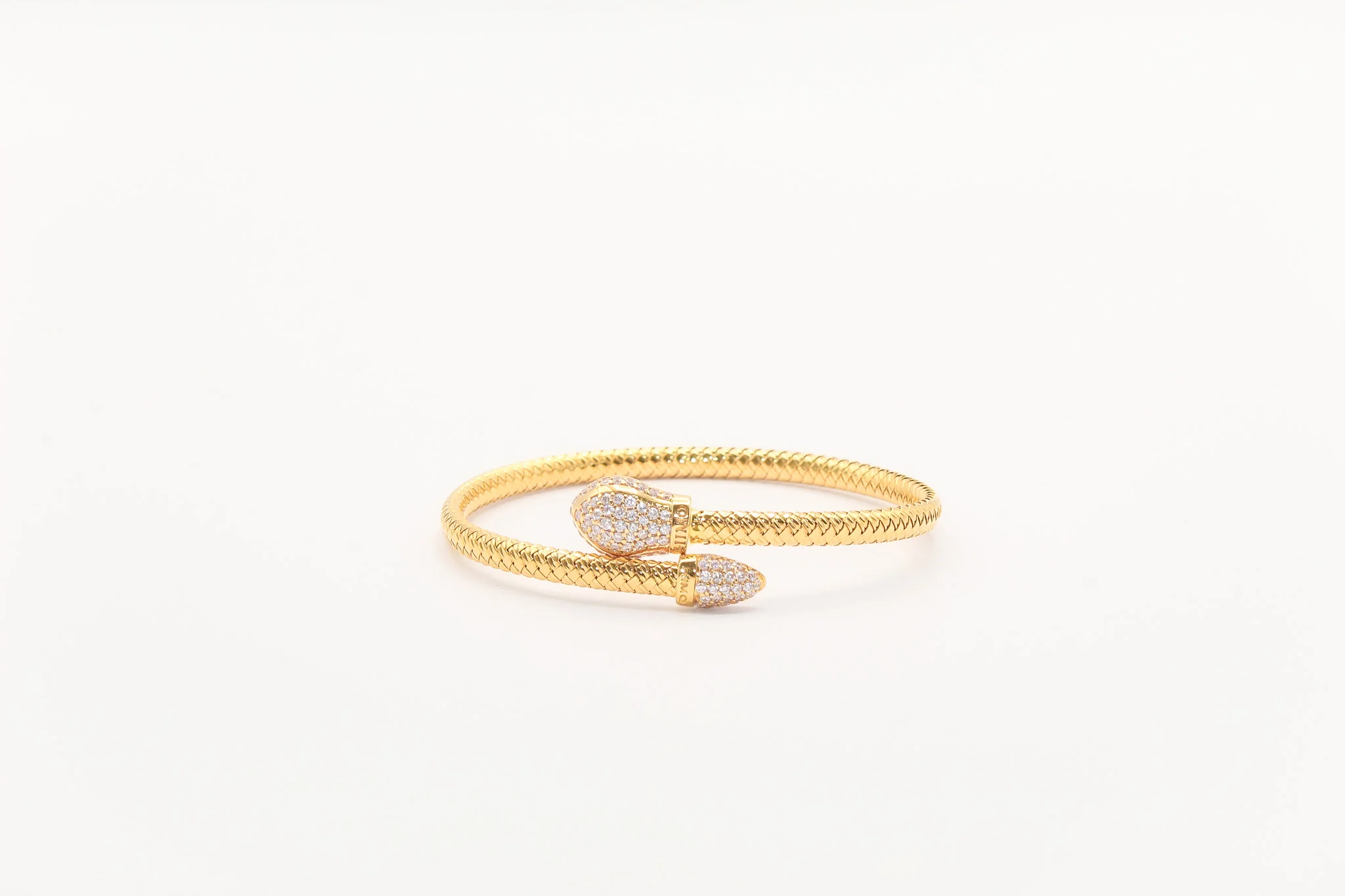 21K Gold Snake Himo Bracelet