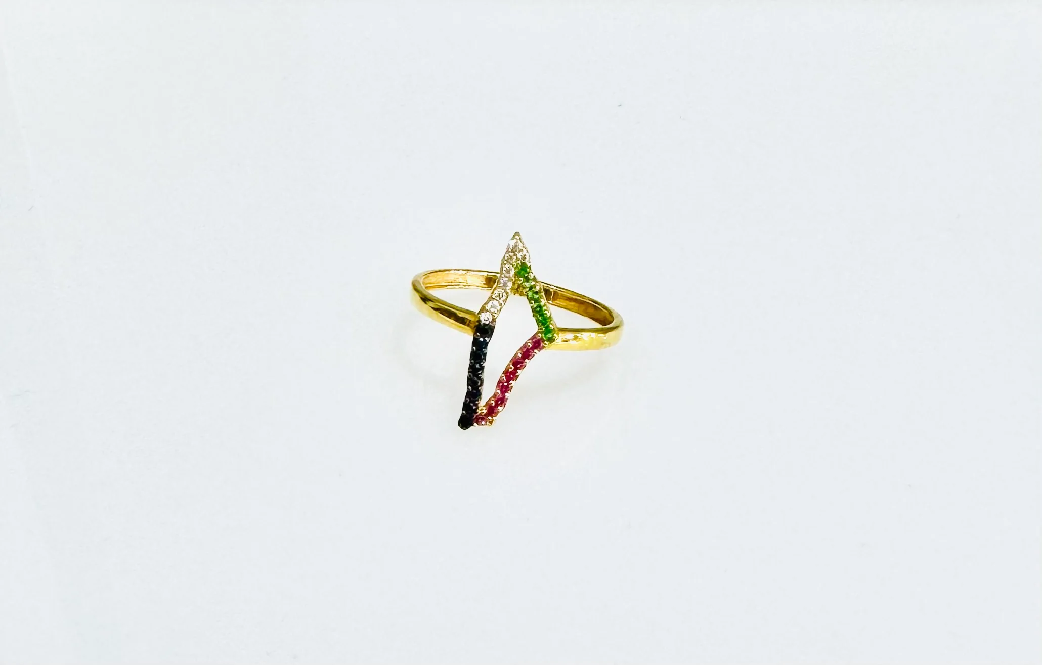 21K Gold Palestine Ring