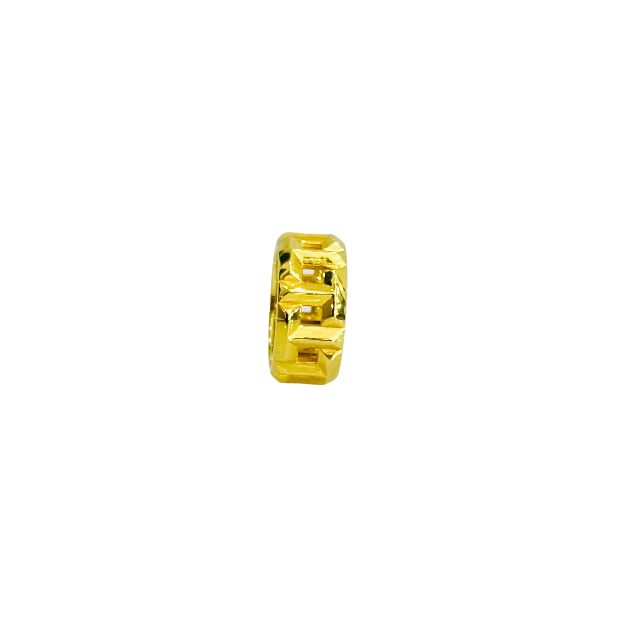 21K Gold Wide Band Ring - Image 2