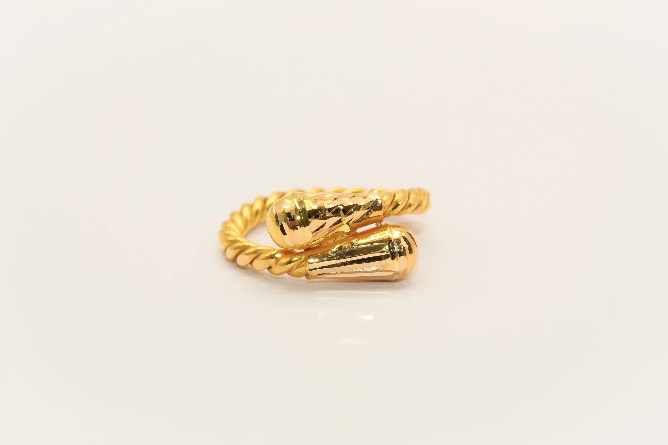 21K Gold Twist Ring