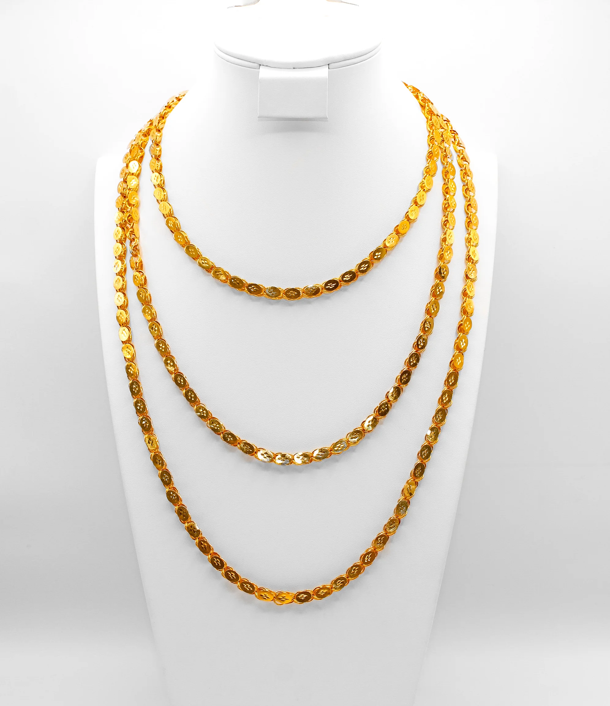 21K Gold Two Meter Halabi Necklace