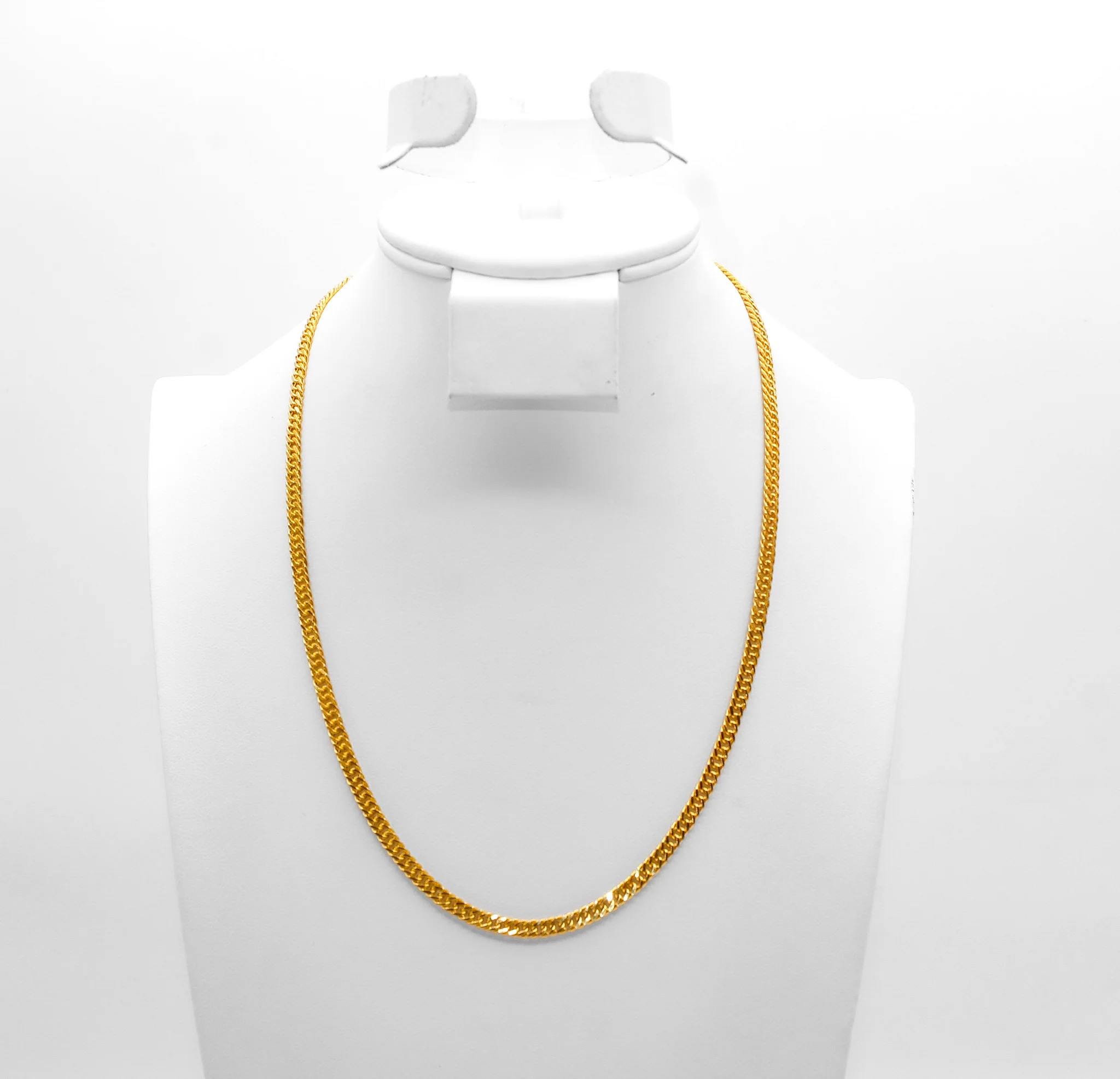21K Gold Curb Chain