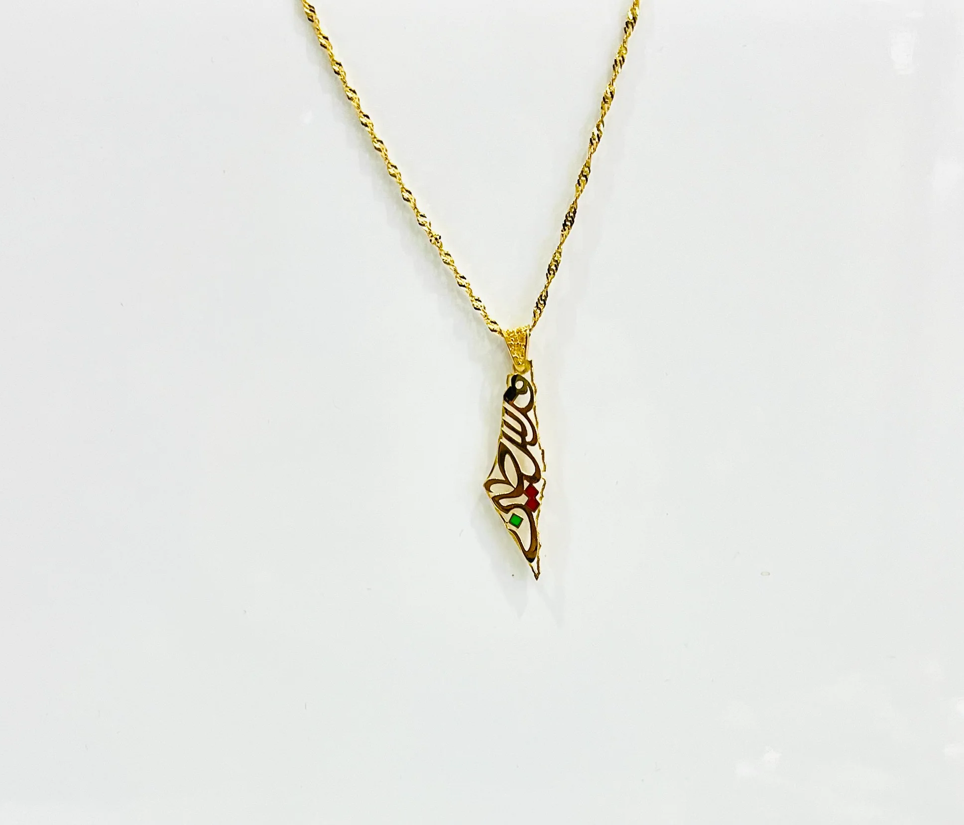 21K Gold Palestine Necklace