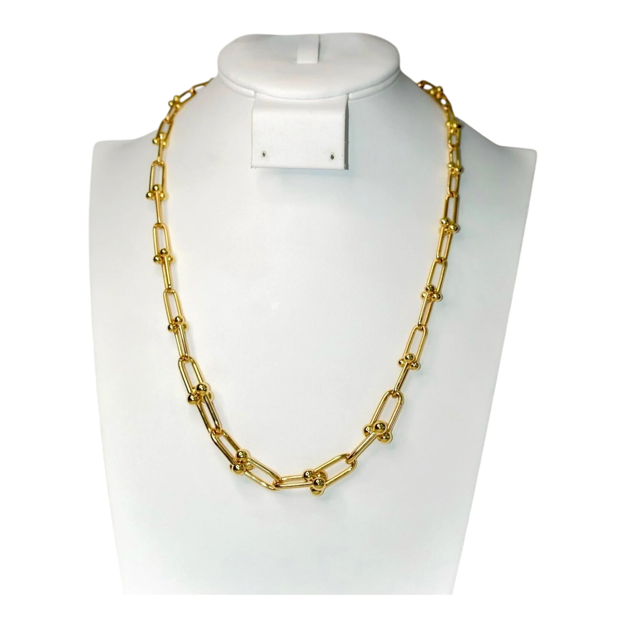 18K Gold Graduated Necklace